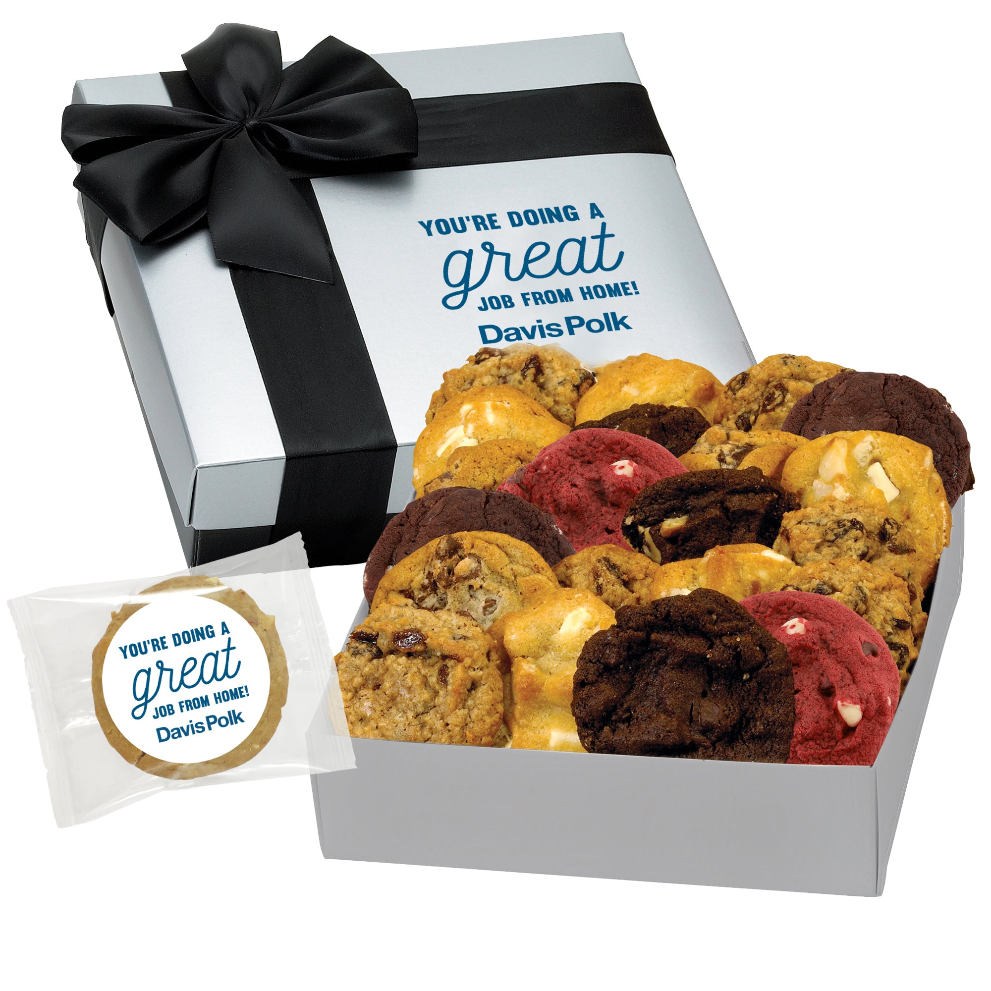 Gourmet Cookie Gift Box with 2 in. Cookies