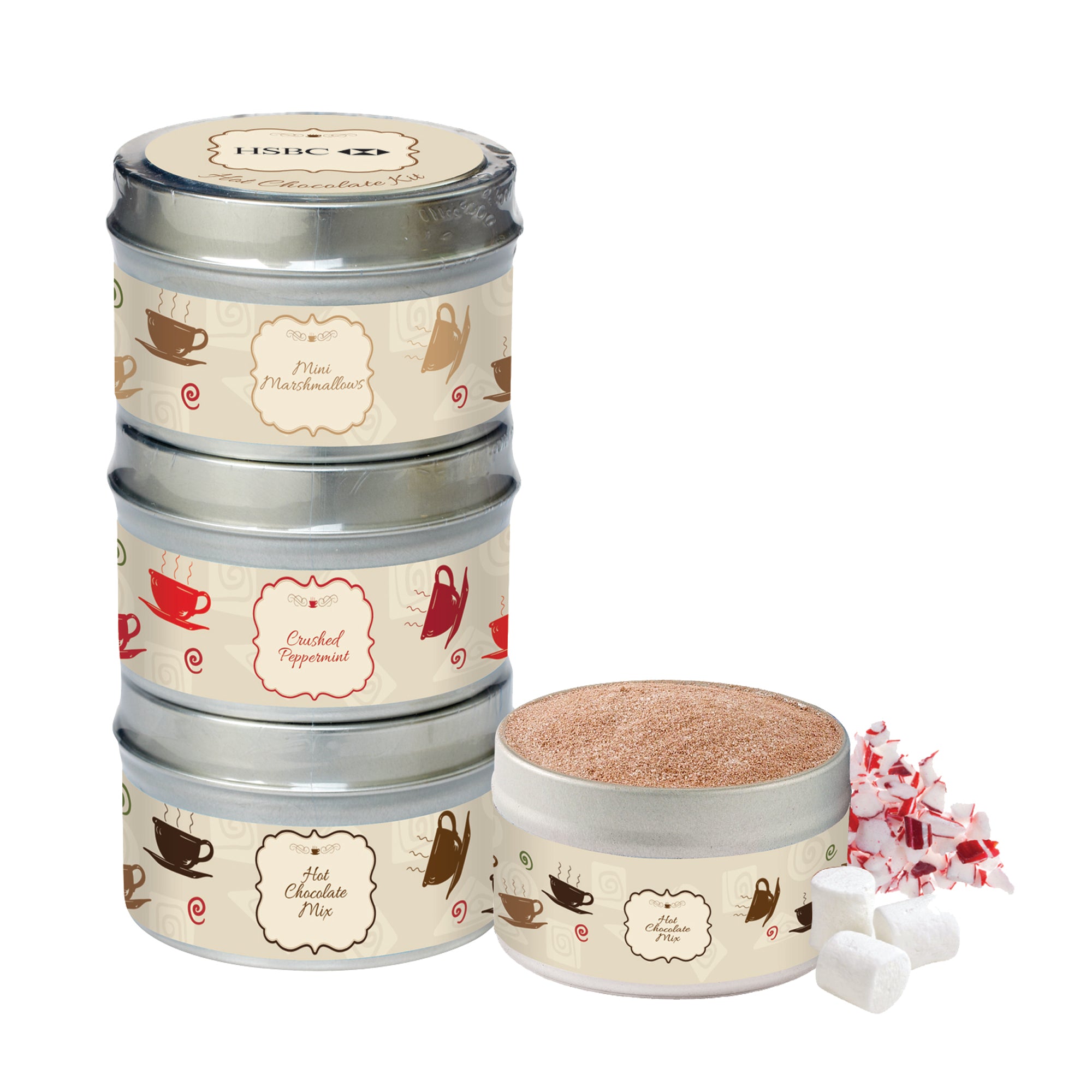 3 Piece Hot Chocolate Kit 4 color process template