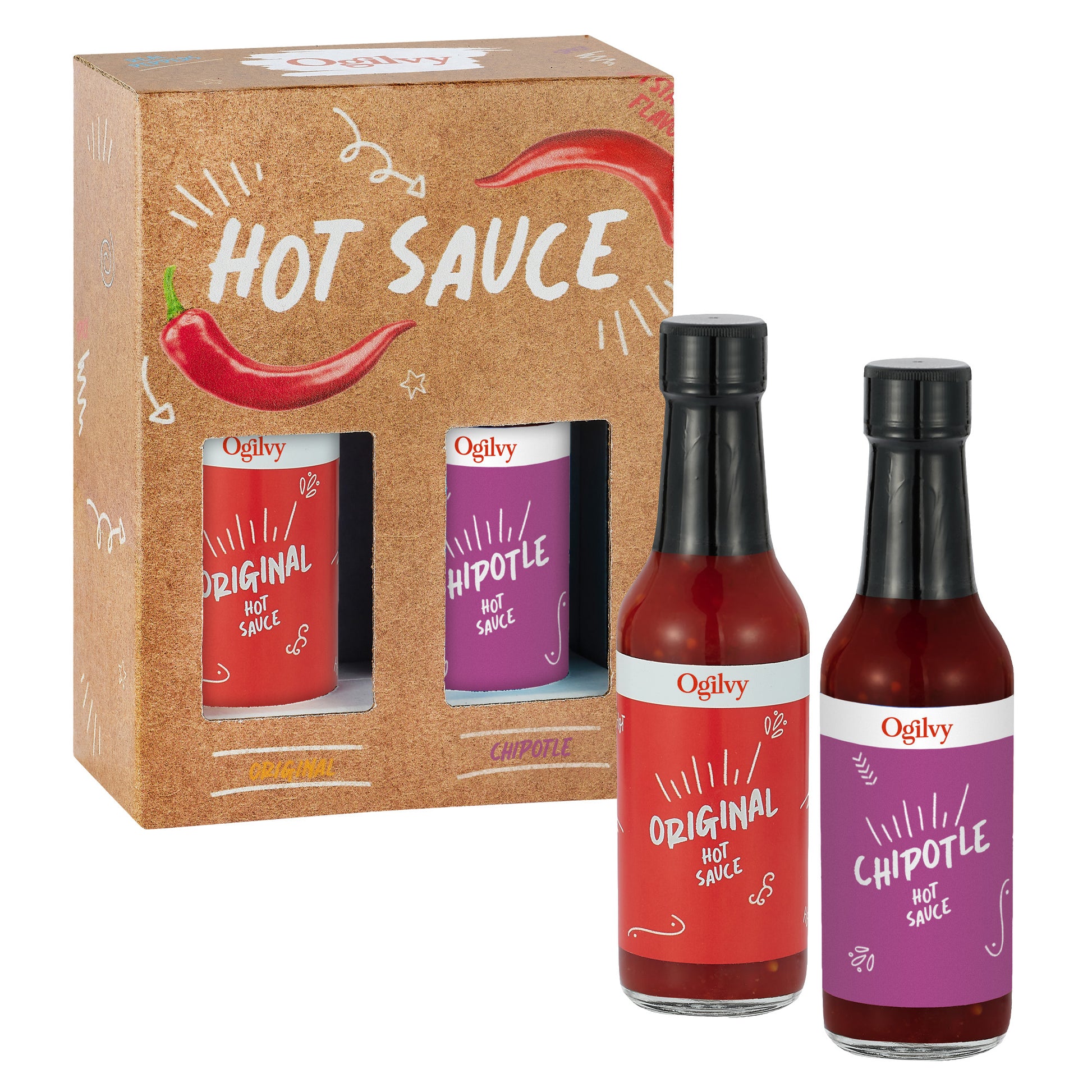 2 Piece Hot Sauce Gift Set