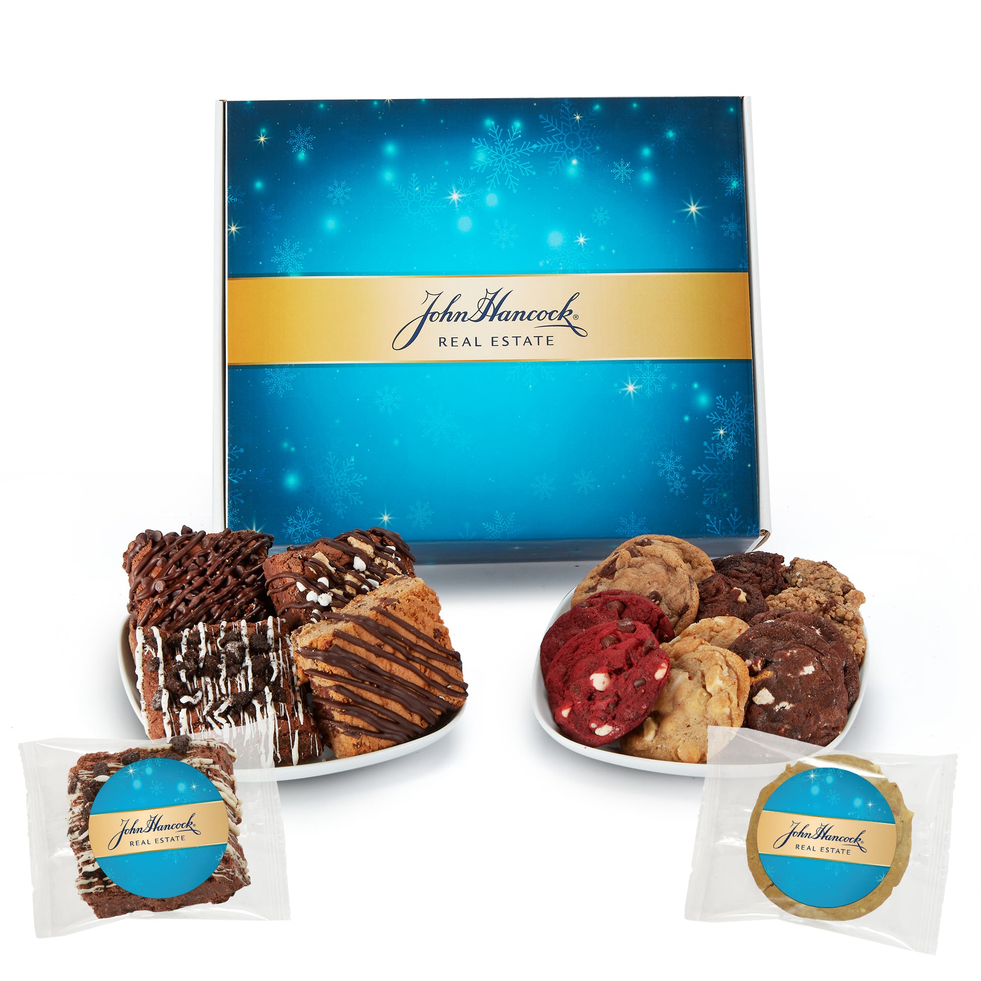 Fresh Baked Gift Set - Large Box Assorted Gourmet Cookies & Brownies