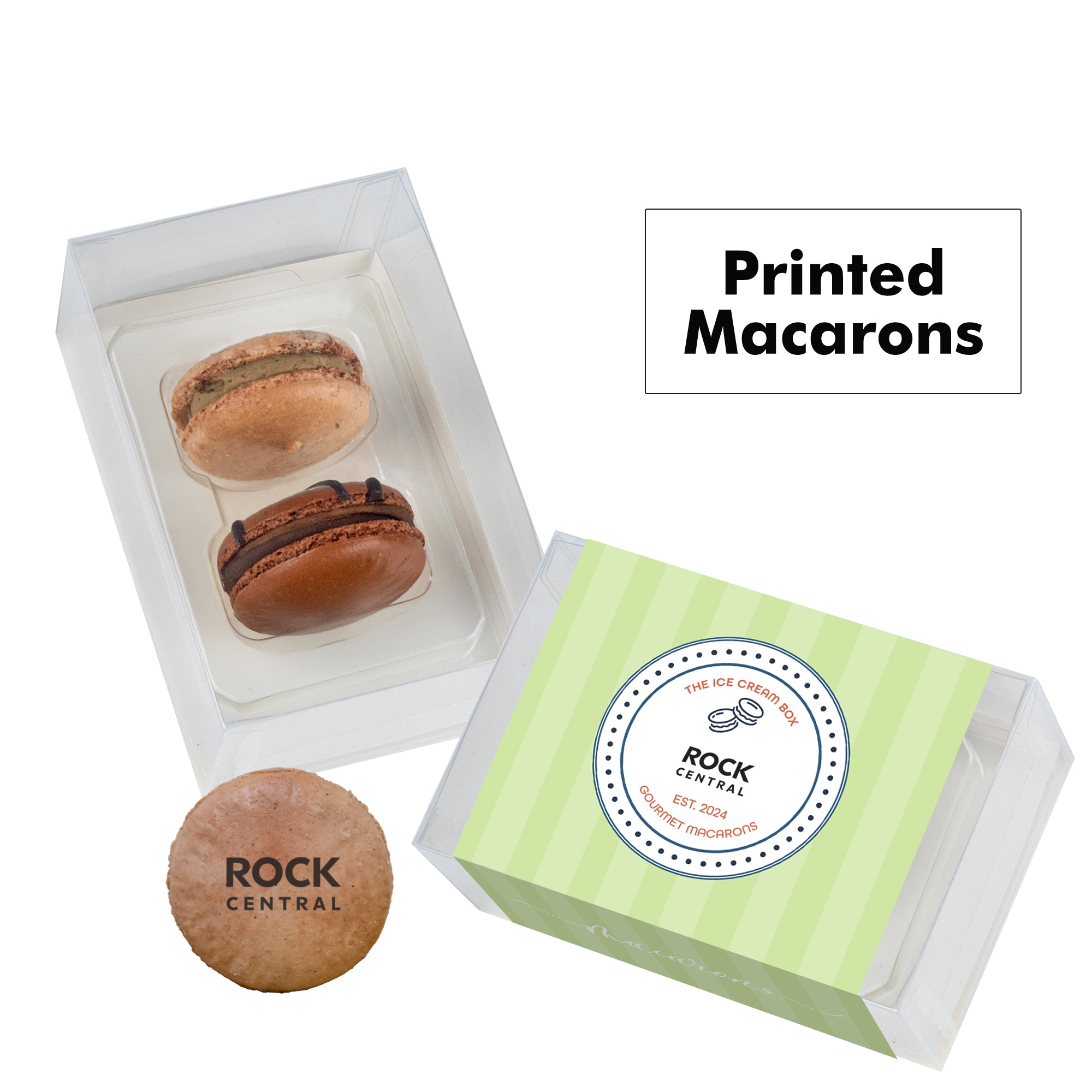 Printed Macaron Gift Set / 2 Pack
