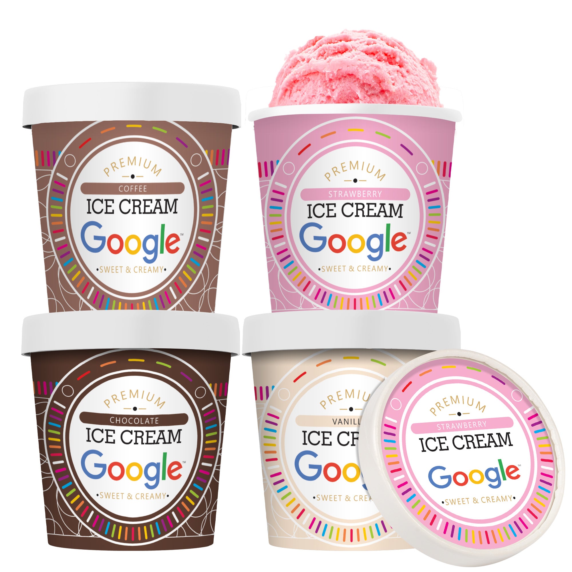 Handcrafted Ice Cream - 4 Pint Bundle