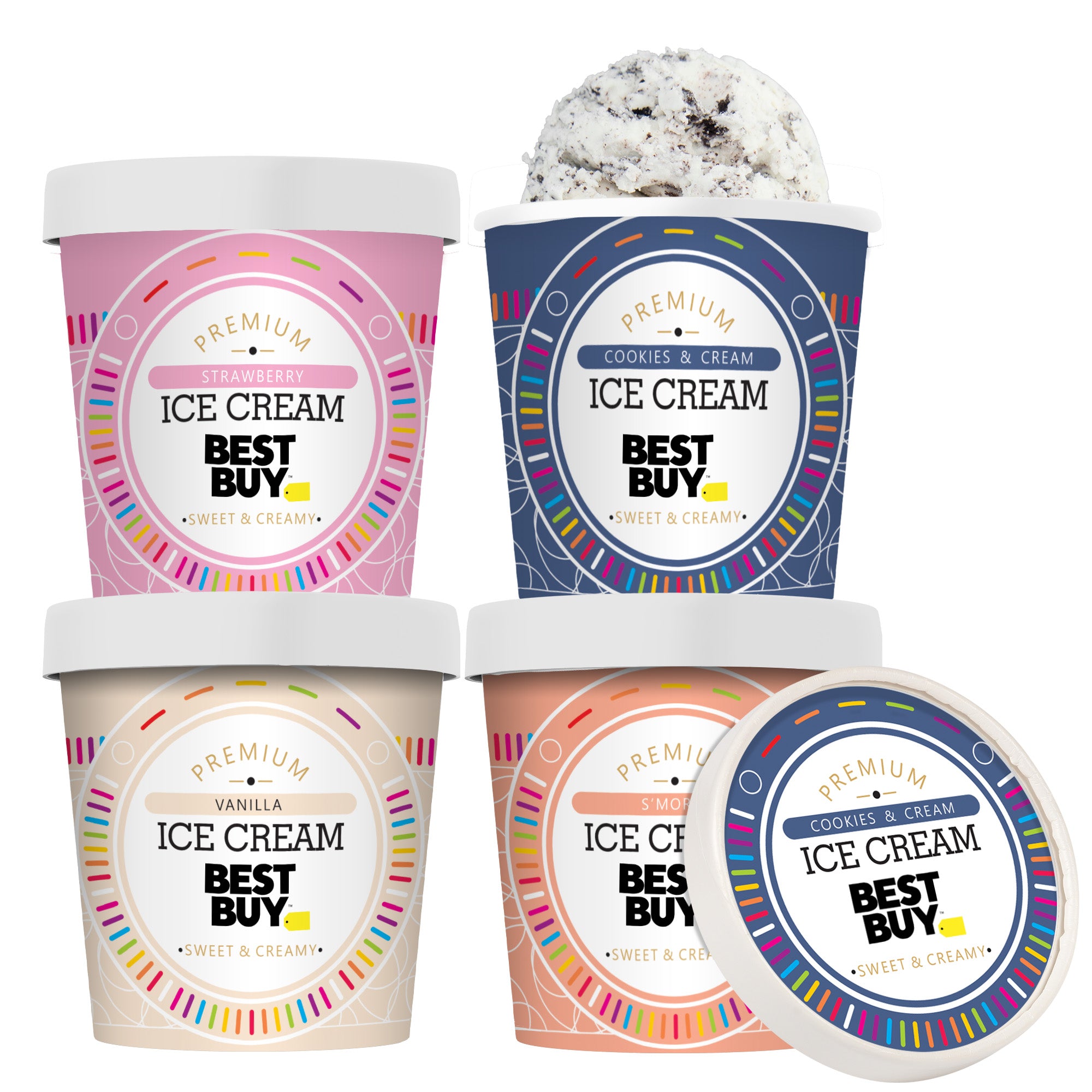 Handcrafted Ice Cream - 4 Pint Bundle