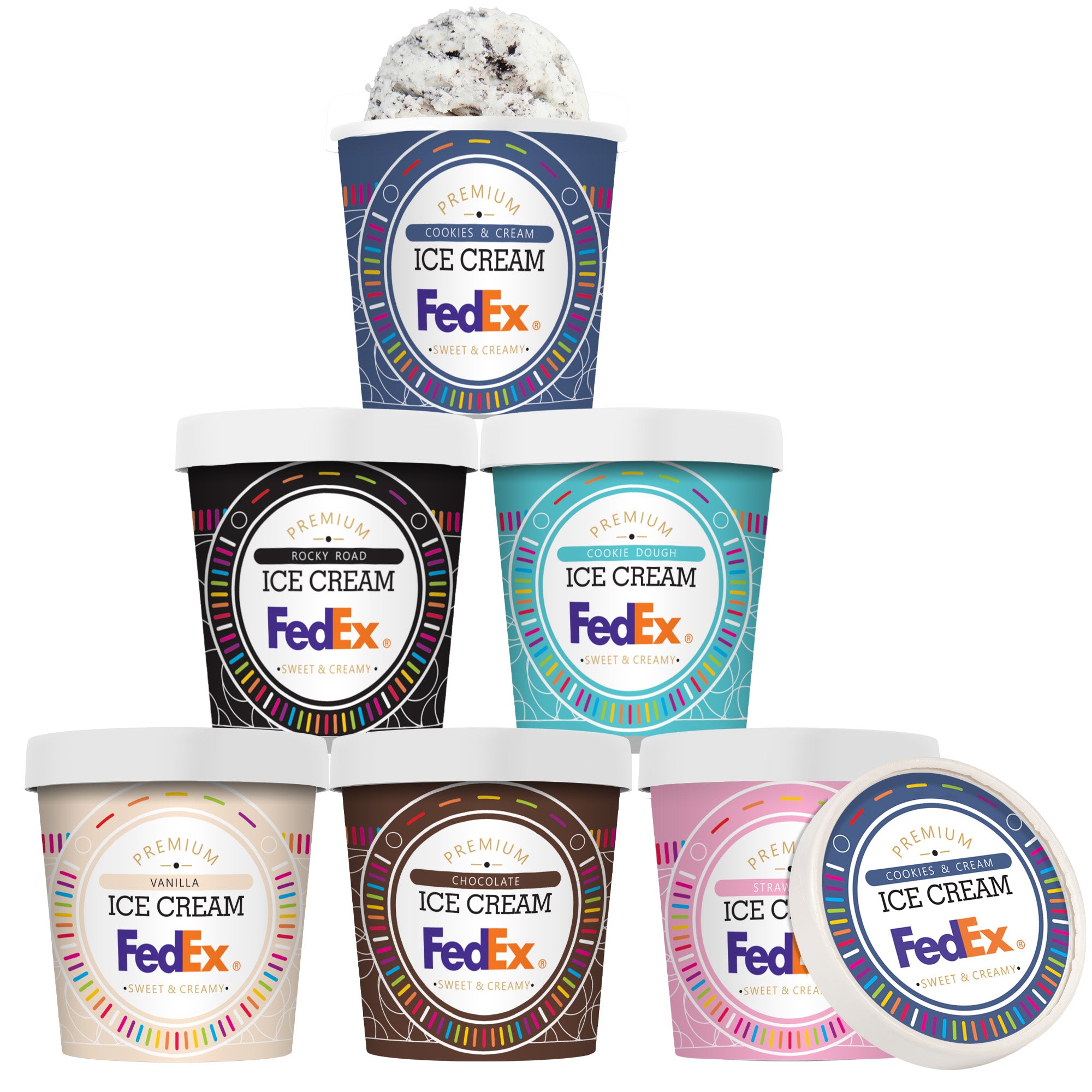 Handcrafted Ice Cream - 6 Pint Bundle