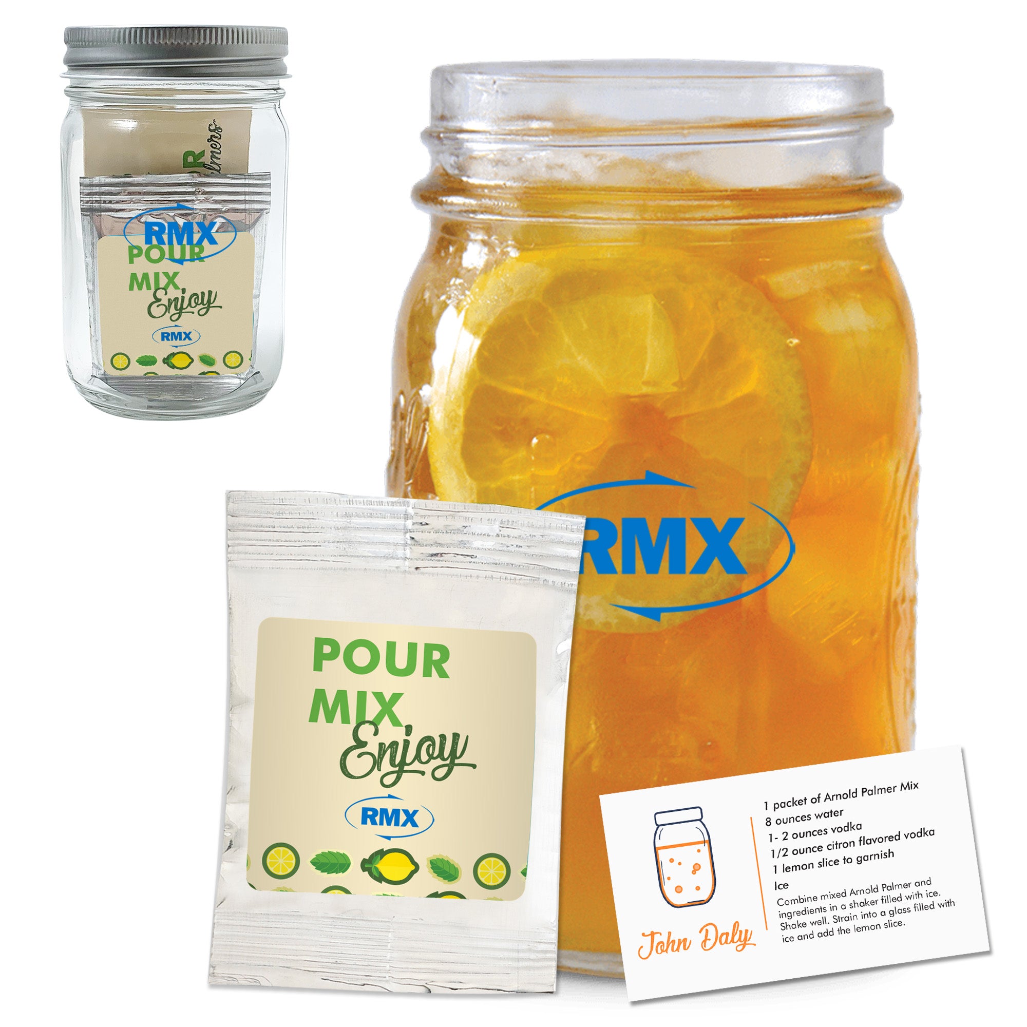 Arnold Palmer Kit in a Mason Jar