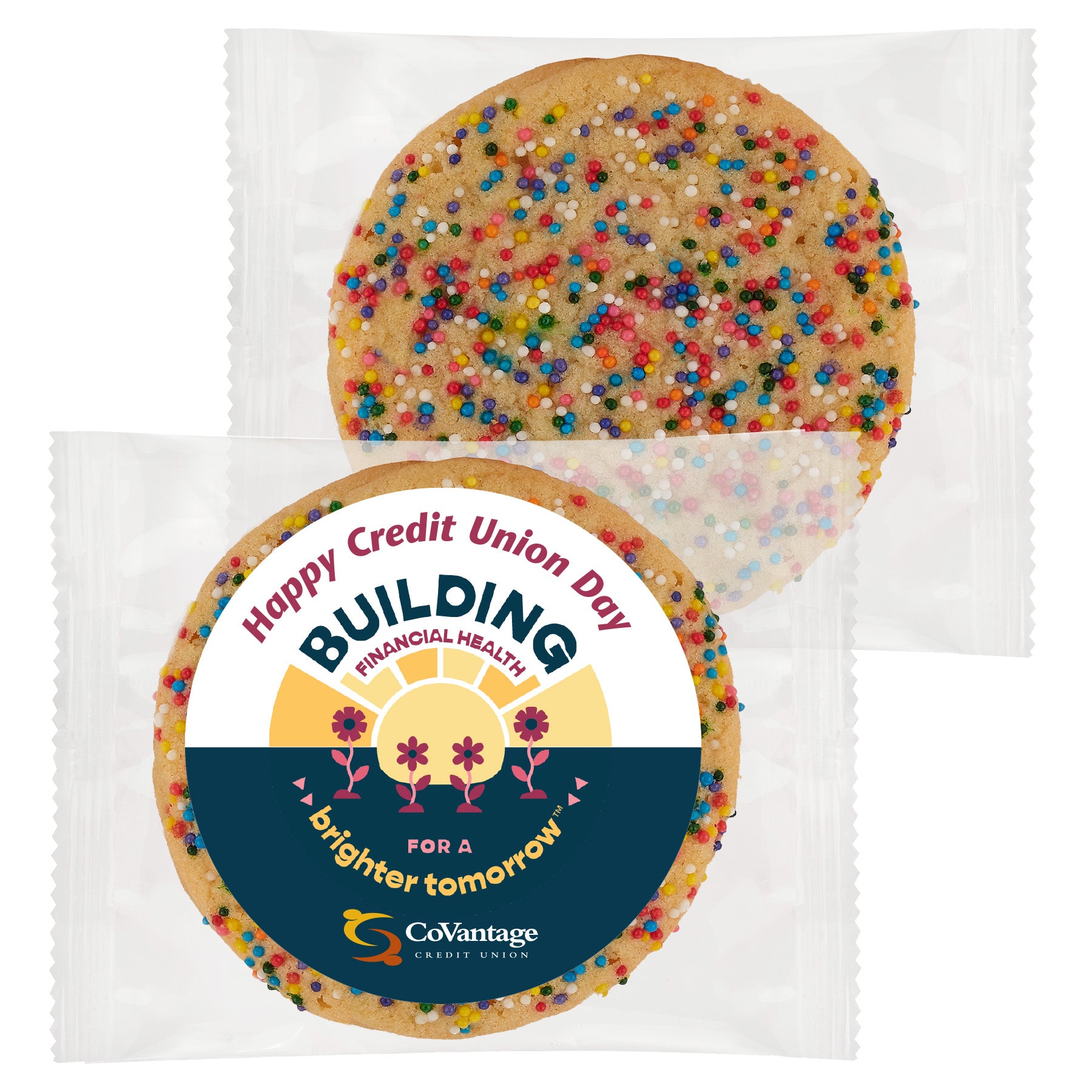 Fresh Baked Cookie - Individually Bagged Sugar w/ Rainbow Nonpareils