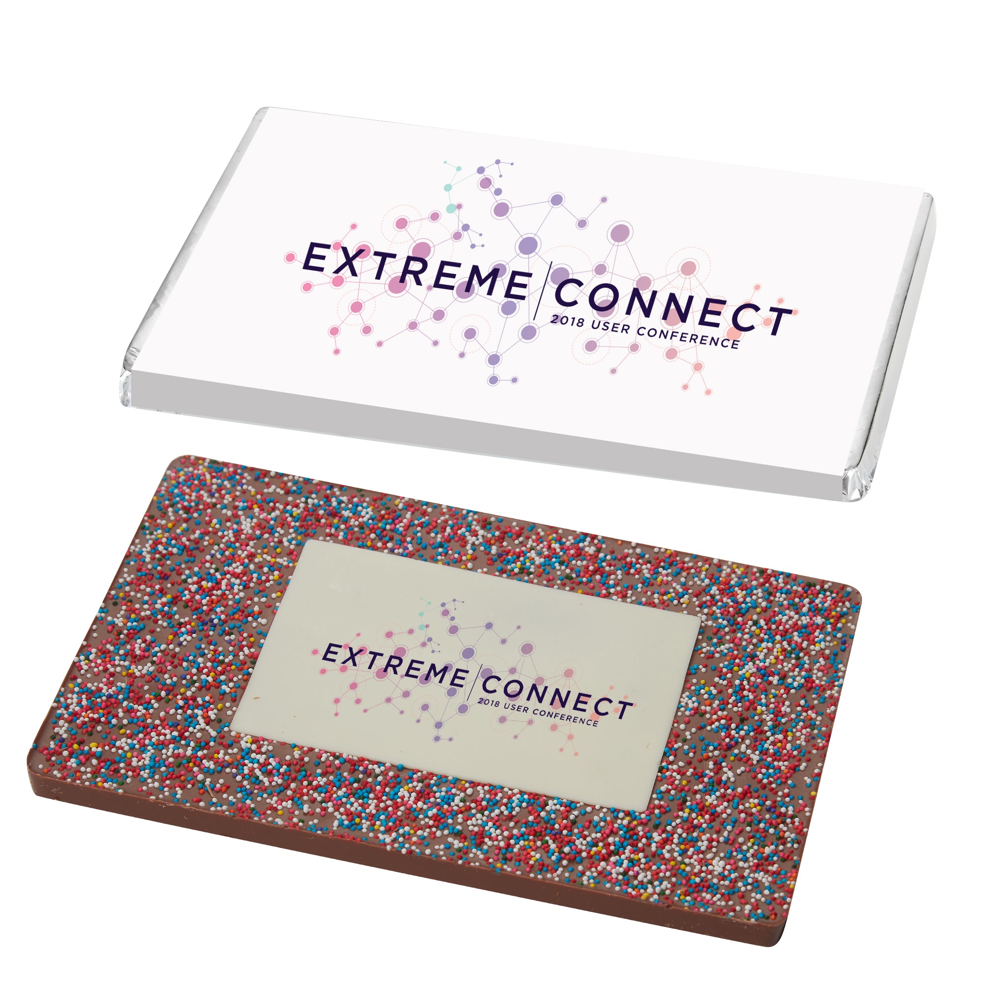 One Pound Custom Belgian Chocolate Bar