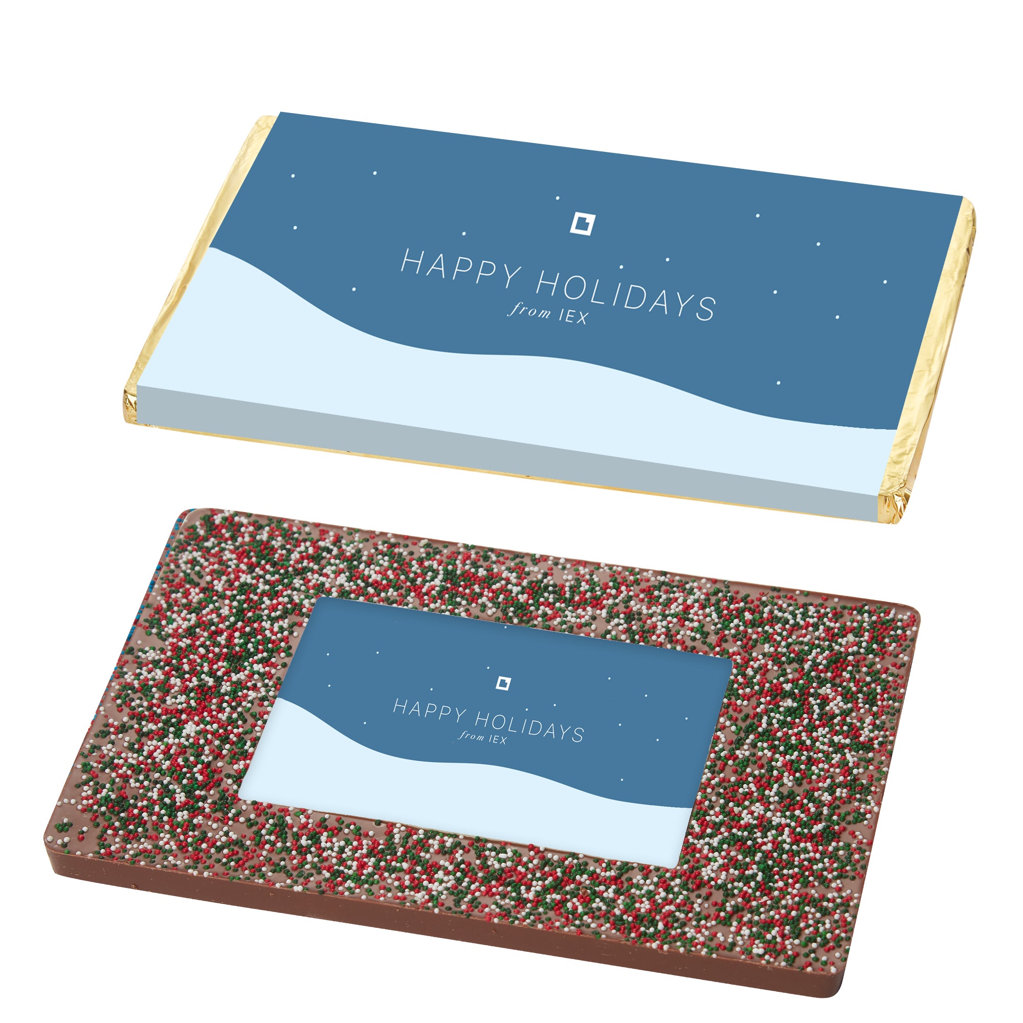 One Pound Custom Belgian Chocolate Bar