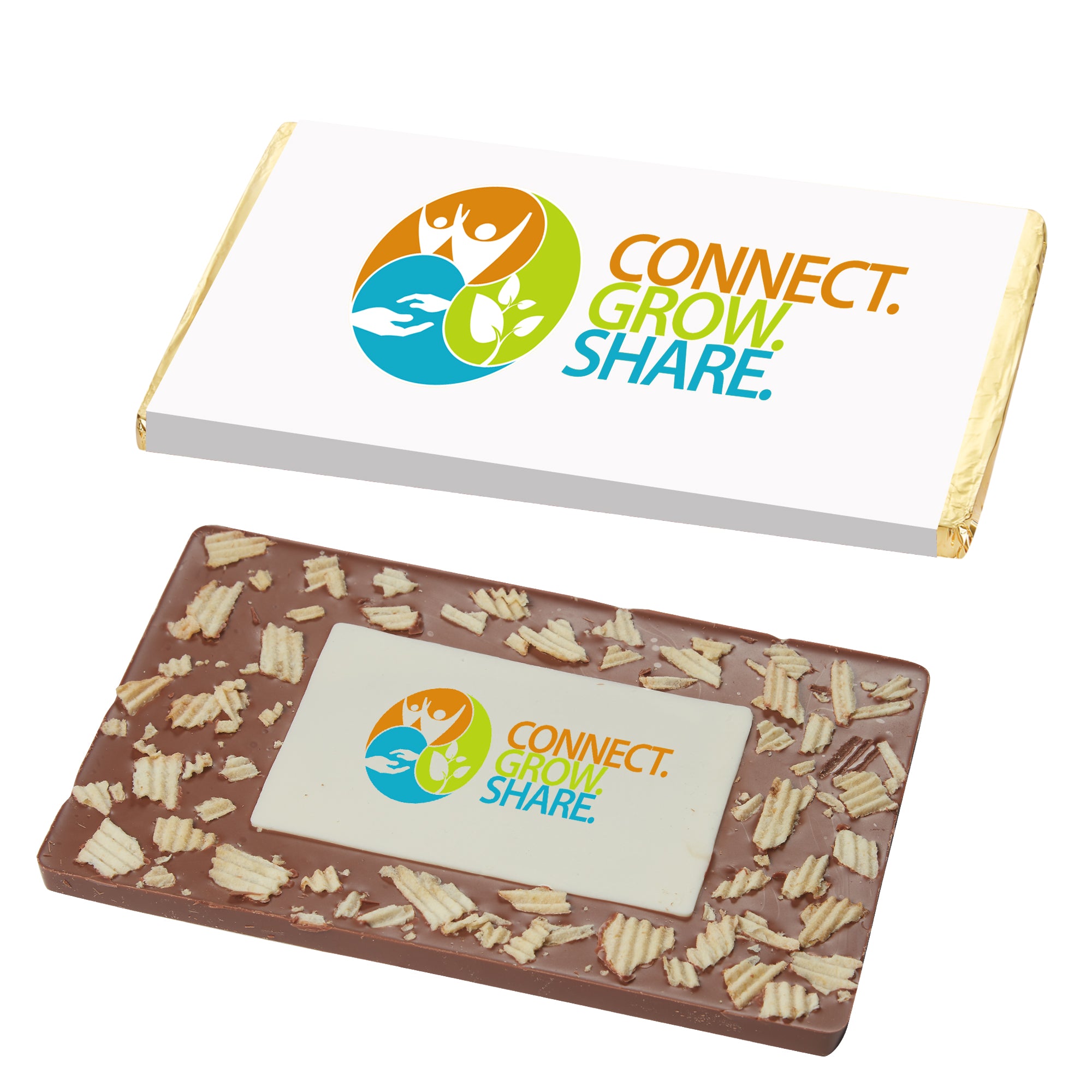 One Pound Custom Belgian Chocolate Bar