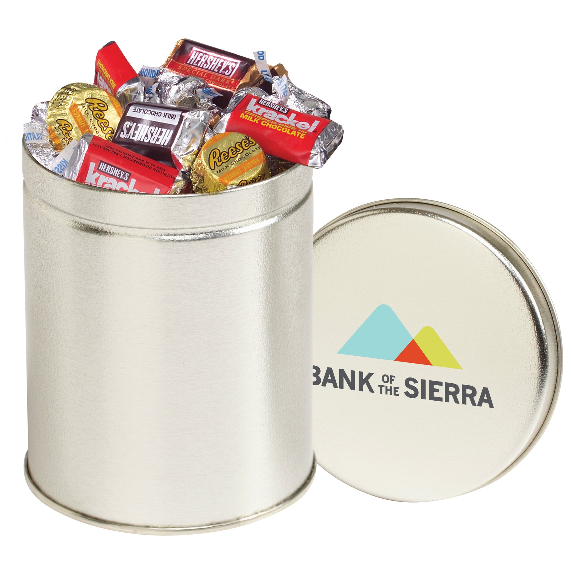 Quart size snack Tin 