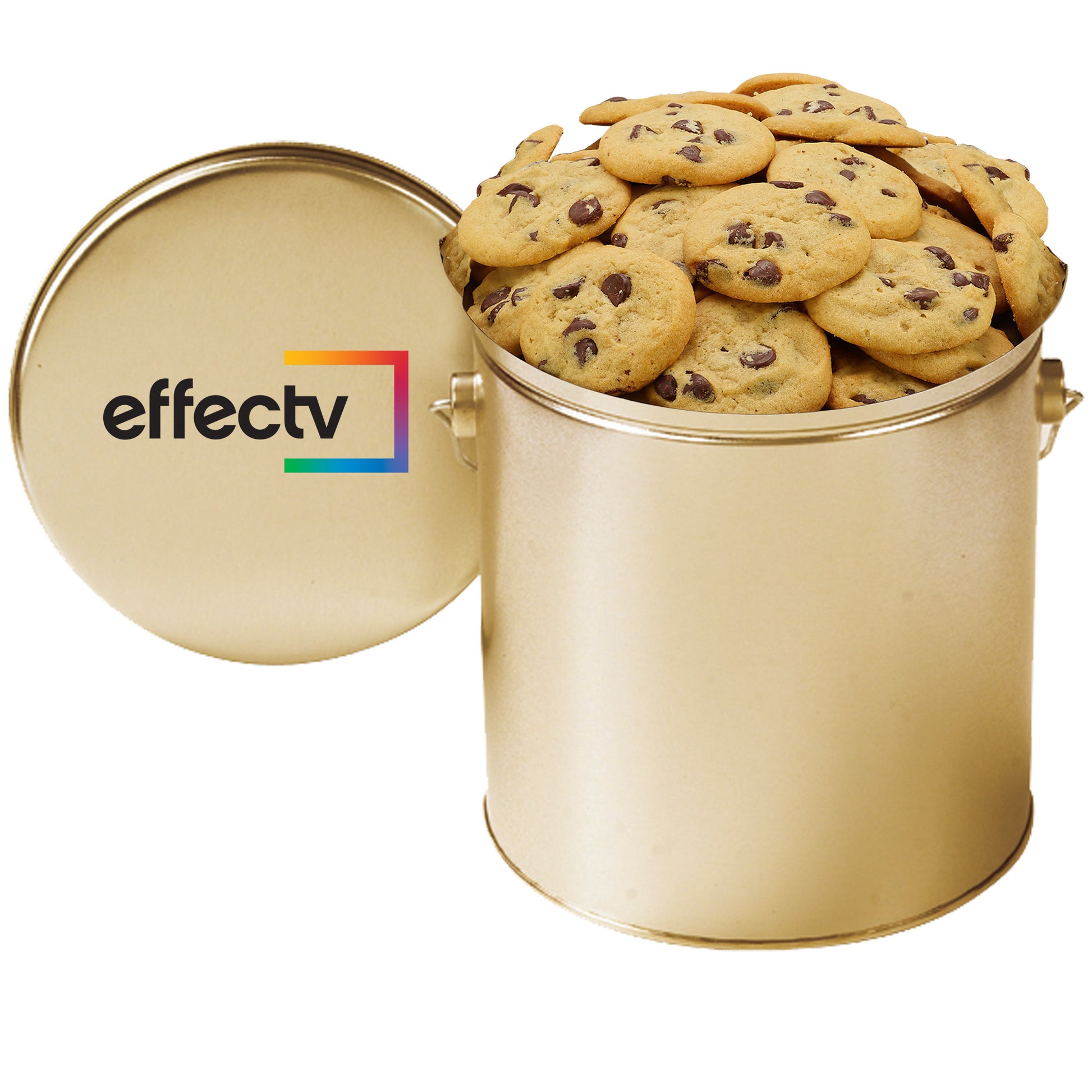 Gallon Cookie Tin with 2 in. Cookies