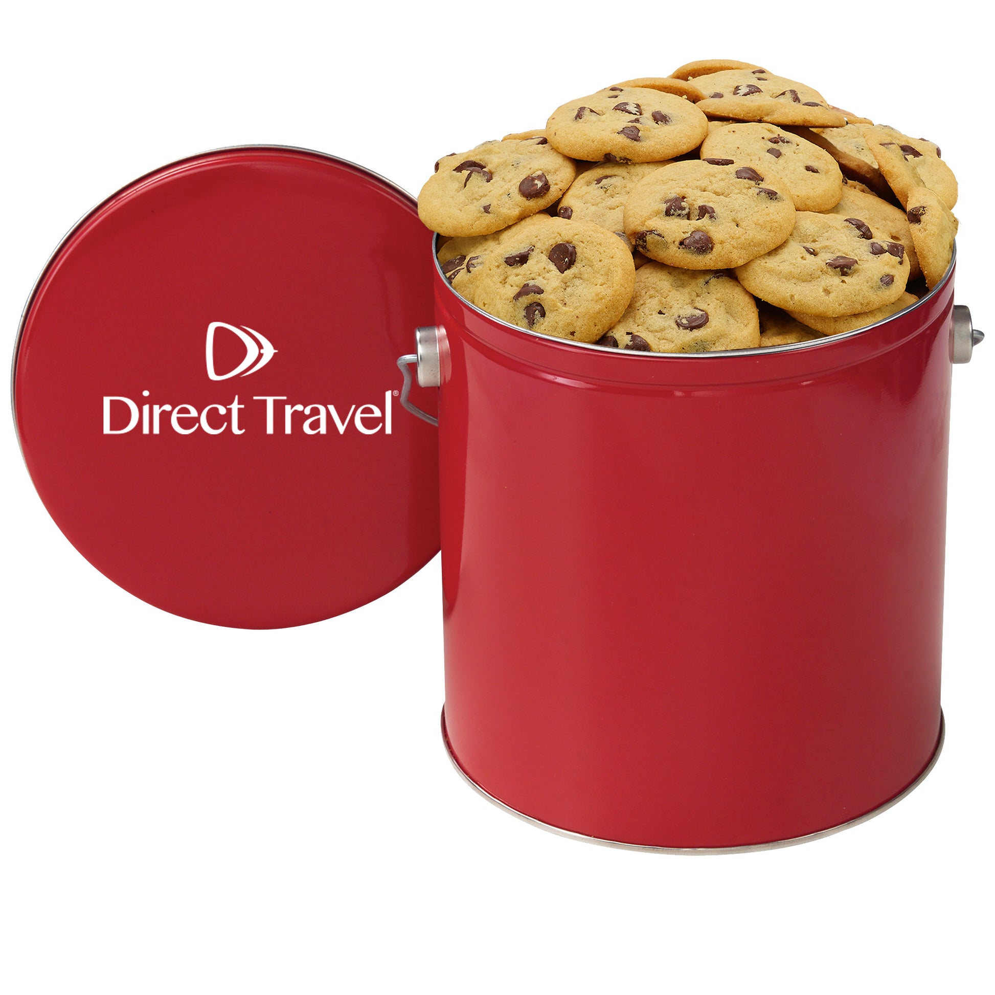Gallon Cookie Tin with 2 in. Cookies