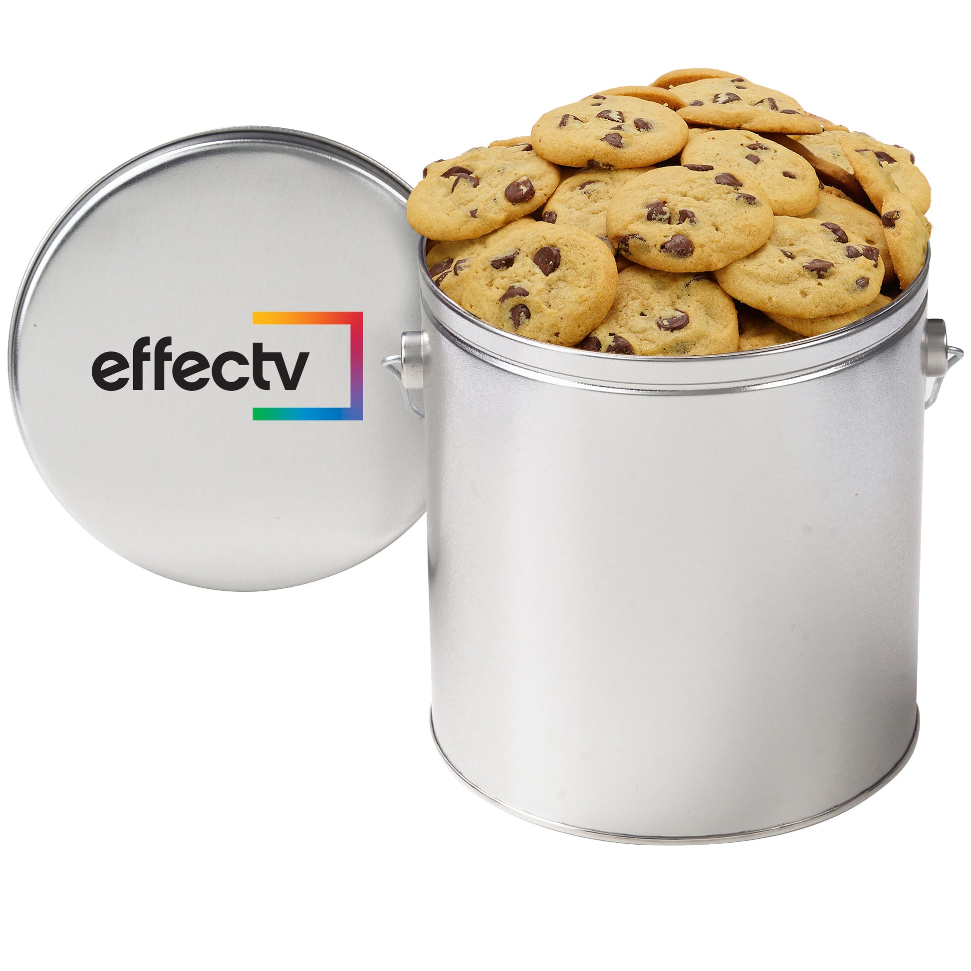 Gallon Cookie Tin with 2 in. Cookies