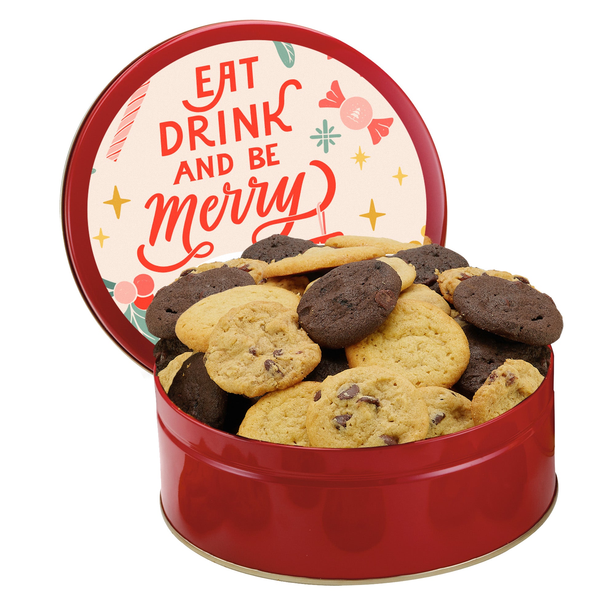 Gourmet Cookie Tin with 2 in. Cookies