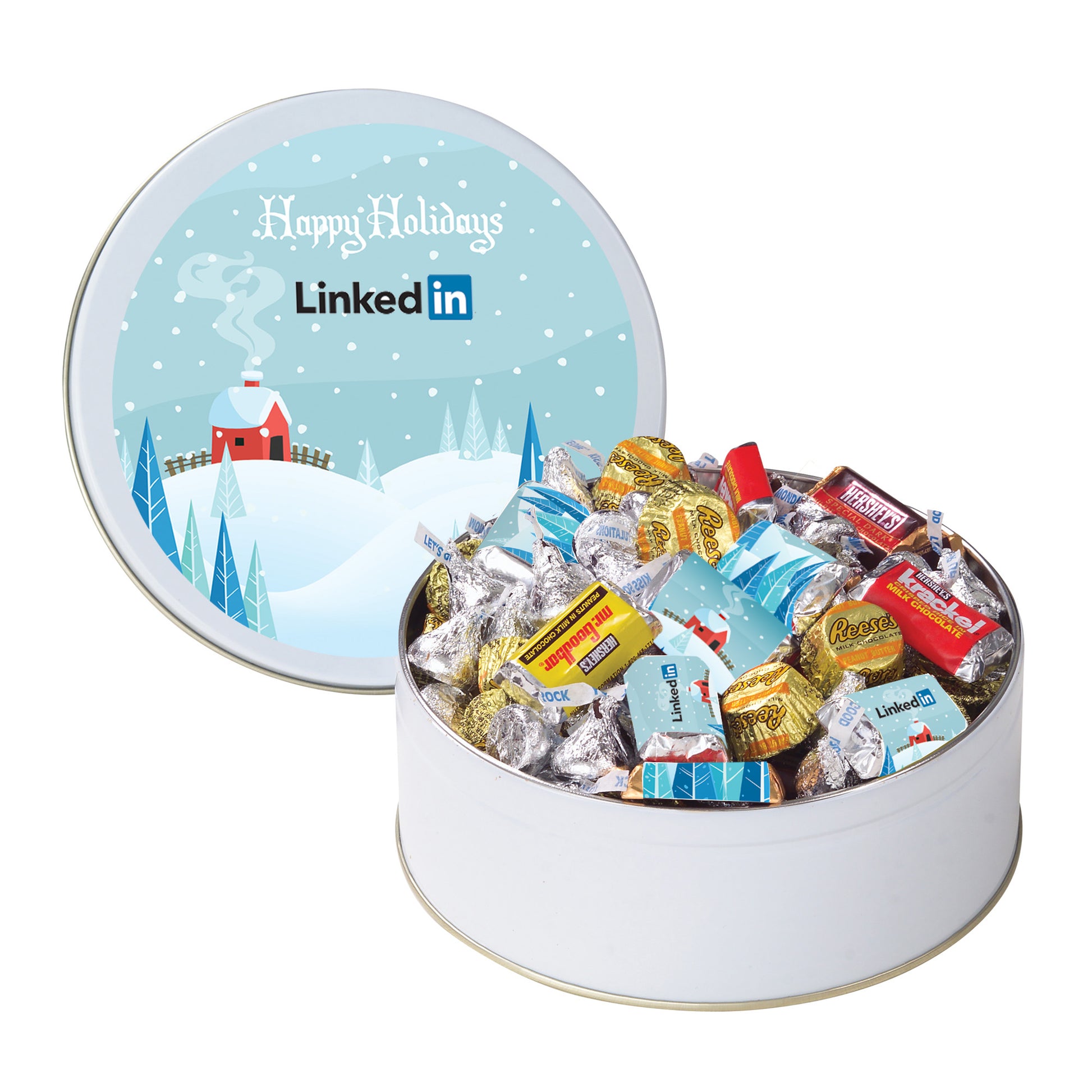 Holiday Custom HERSHEY'S® Everyday Mix Tins