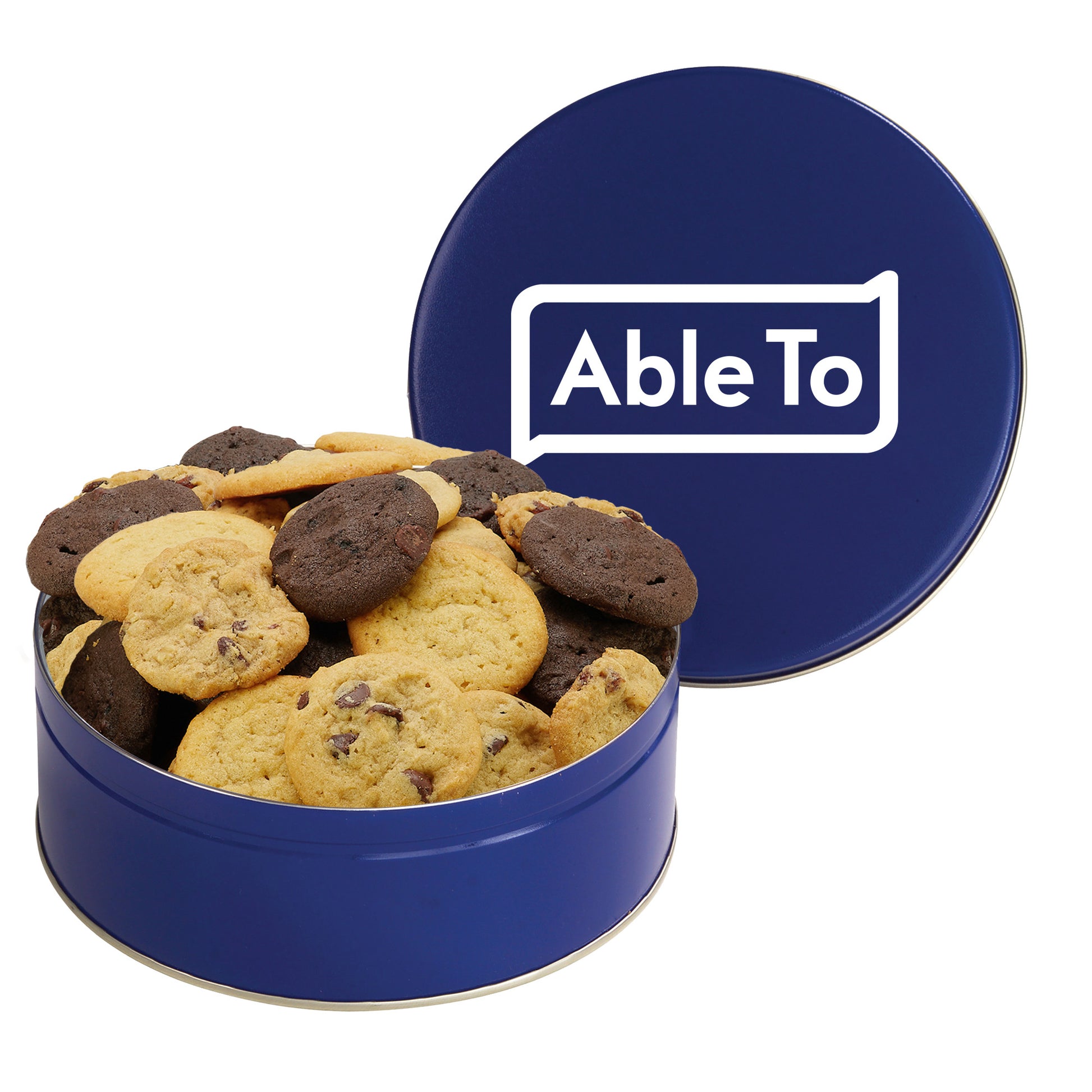Gourmet Cookie Tin with 2 in. Cookies