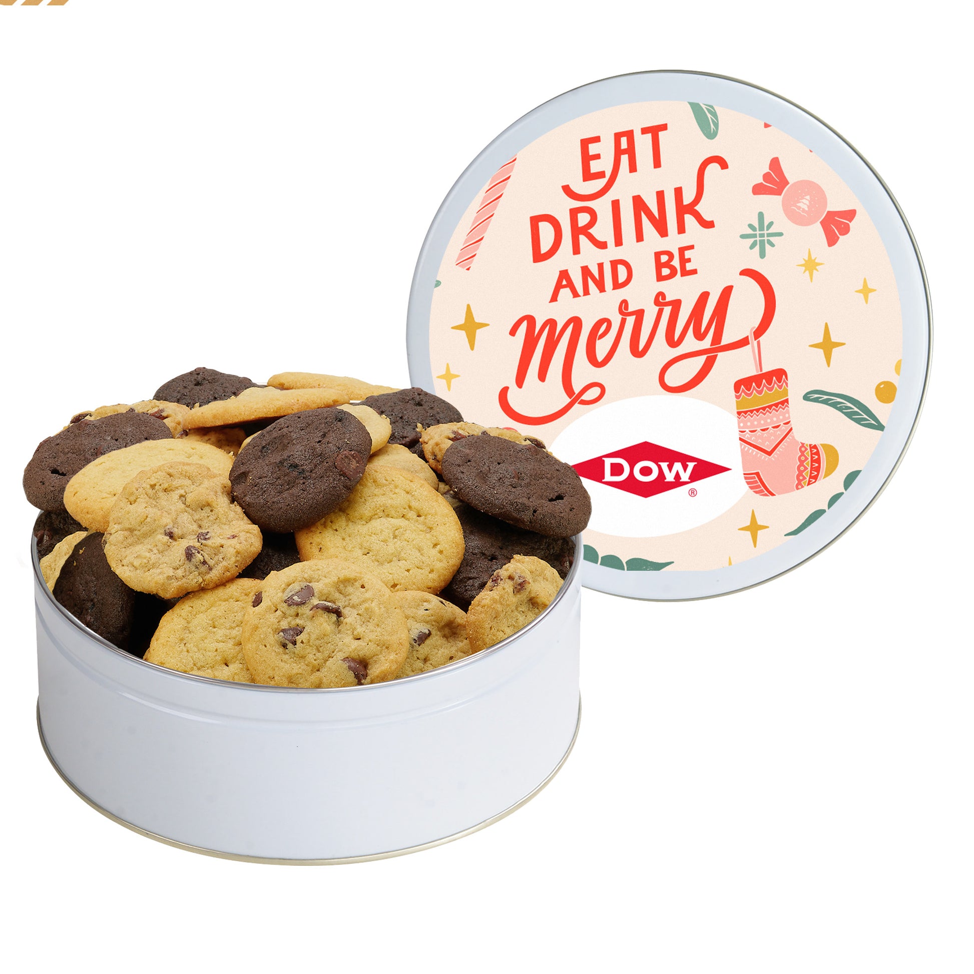 Gourmet Cookie Tin with 2 in. Cookies