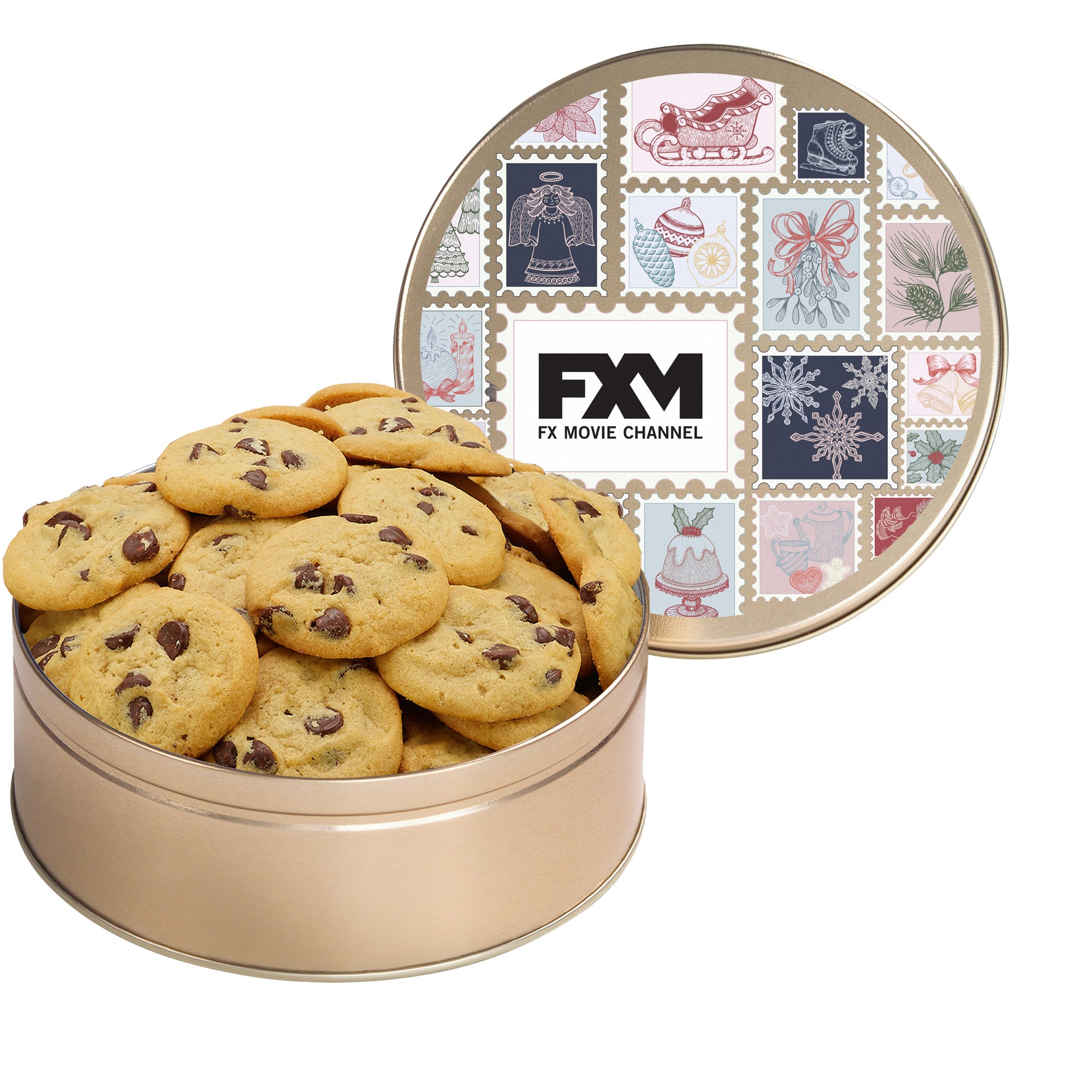 Gourmet Cookie Tin with 2 in. Cookies
