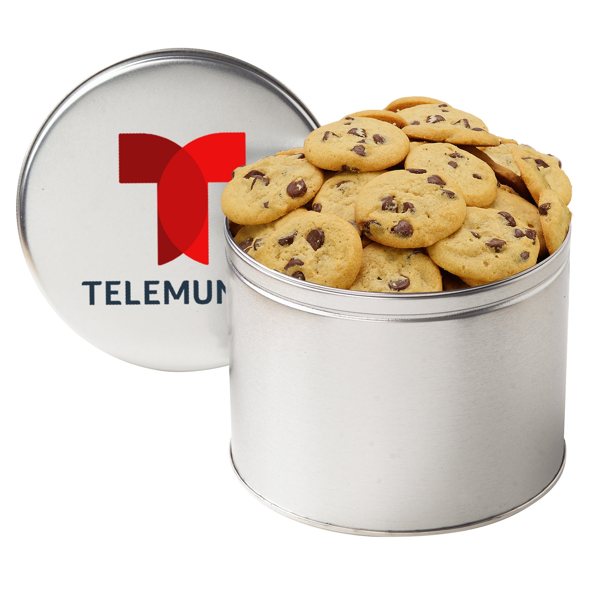 Gallon Cookie Tin with 2 in. Cookies