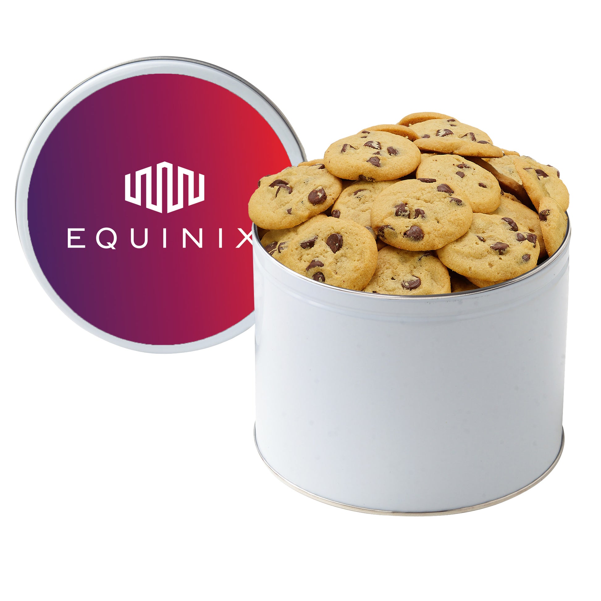 Gallon Cookie Tin with 2 in. Cookies