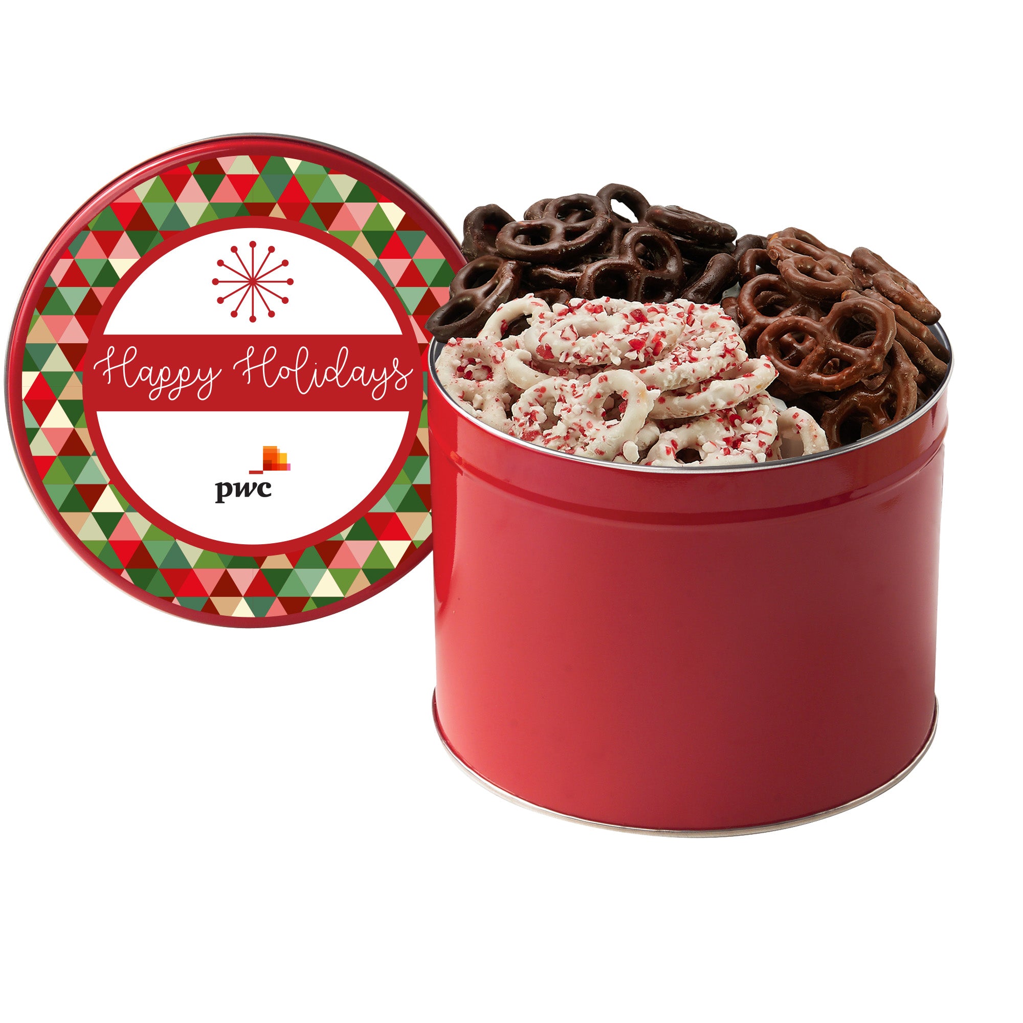 3 Way Chocolate Pretzel Tin
