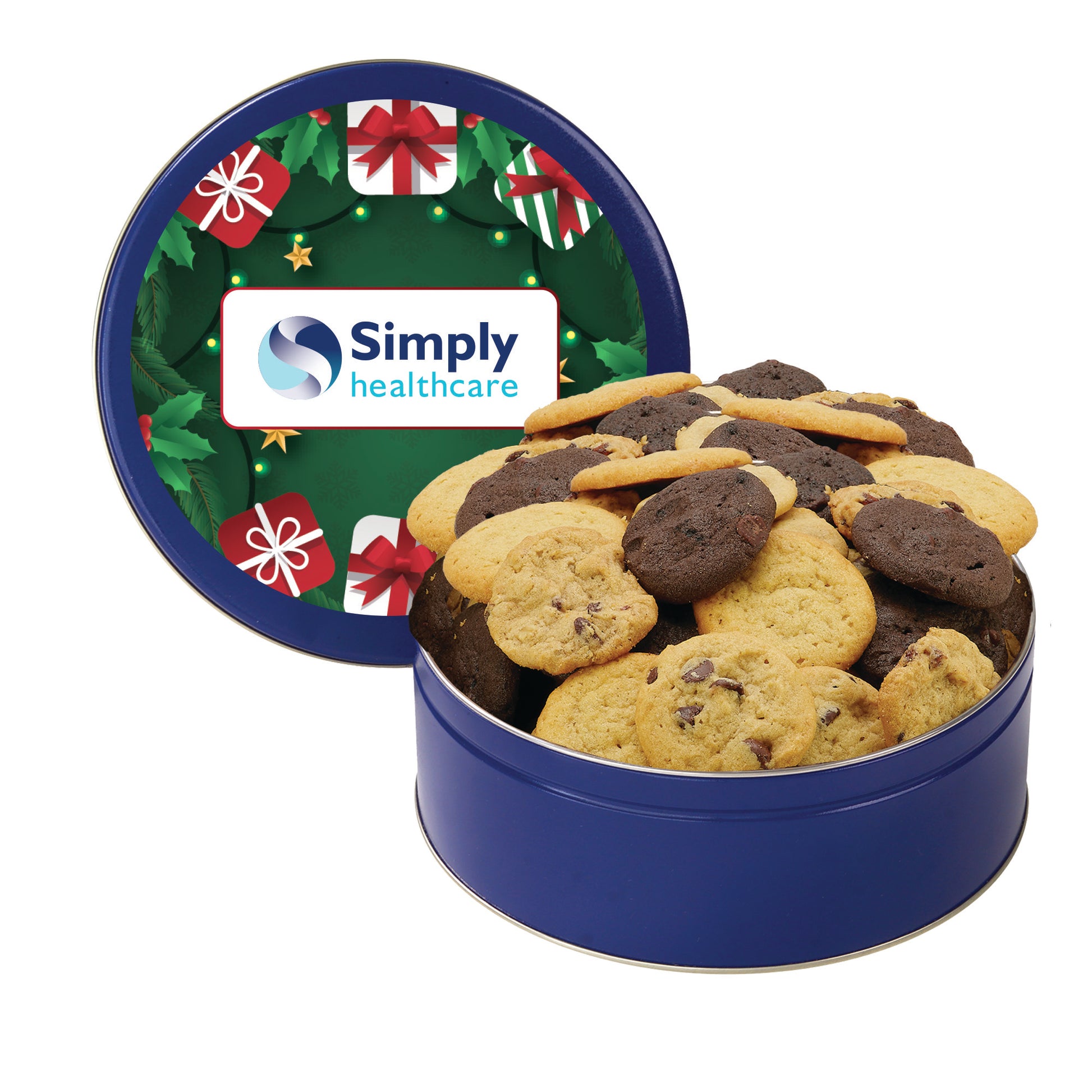 Gourmet Cookie Tin with 2 in. Cookies