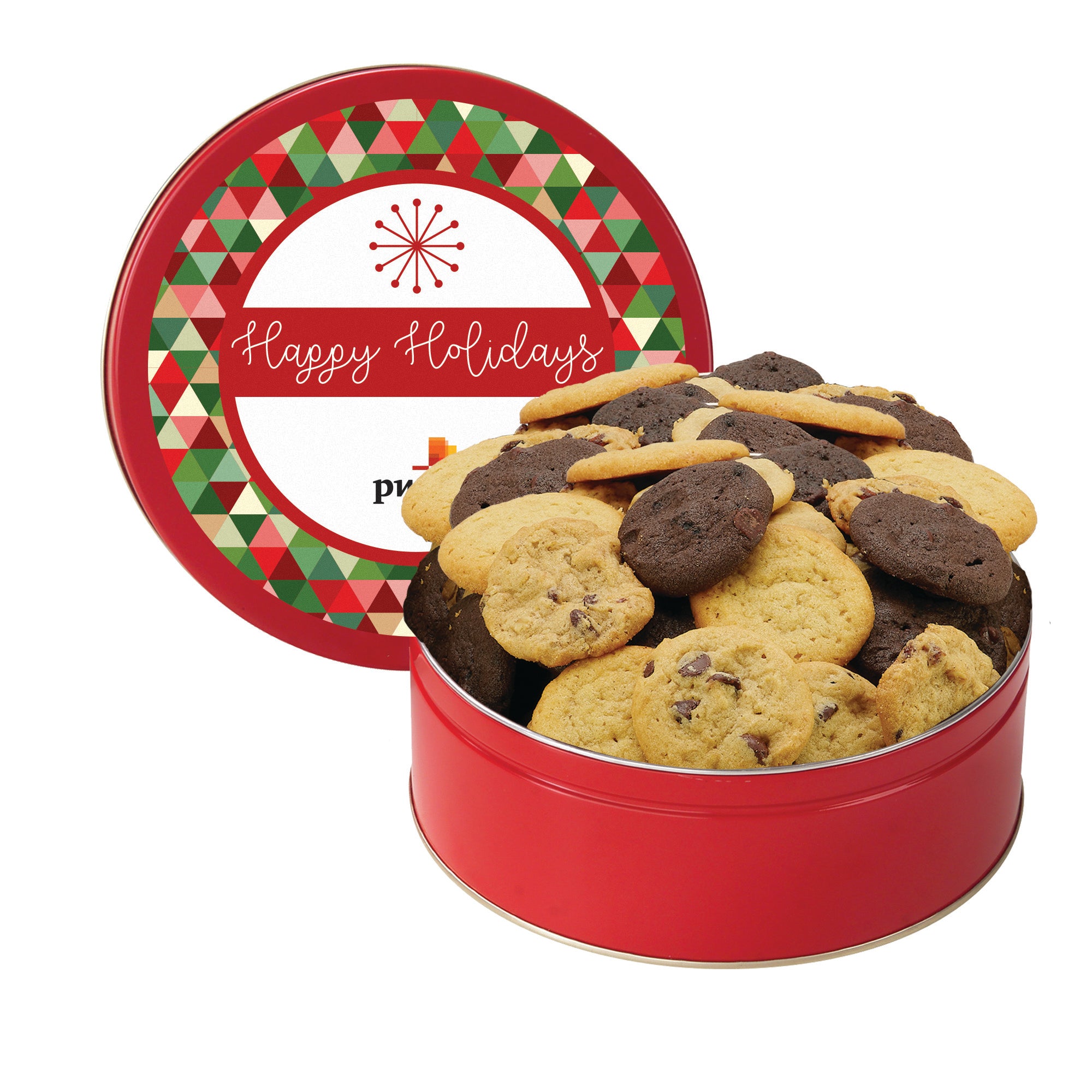 Gourmet Cookie Tin with 2 in. Cookies