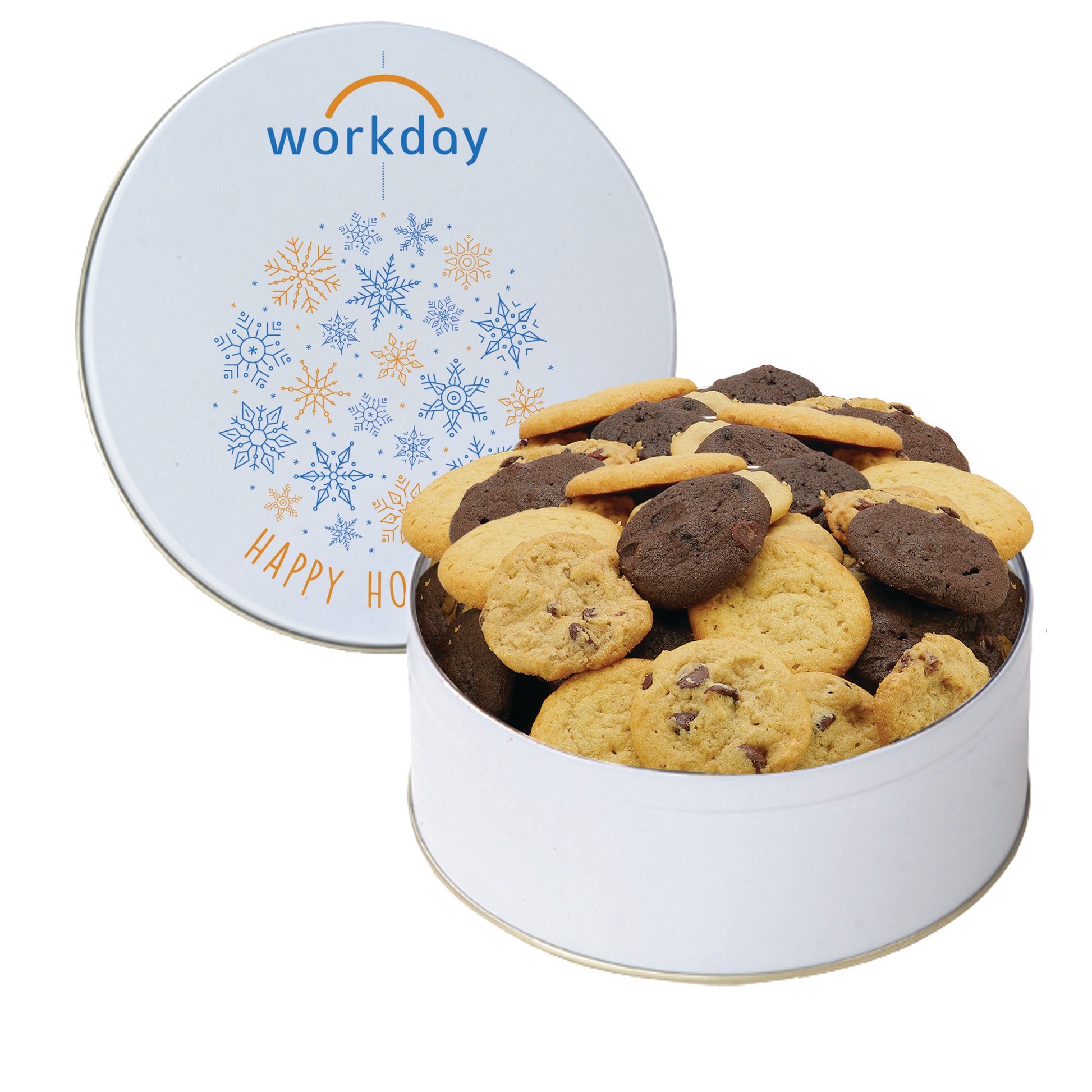 Gourmet Cookie Tin with 2 in. Cookies