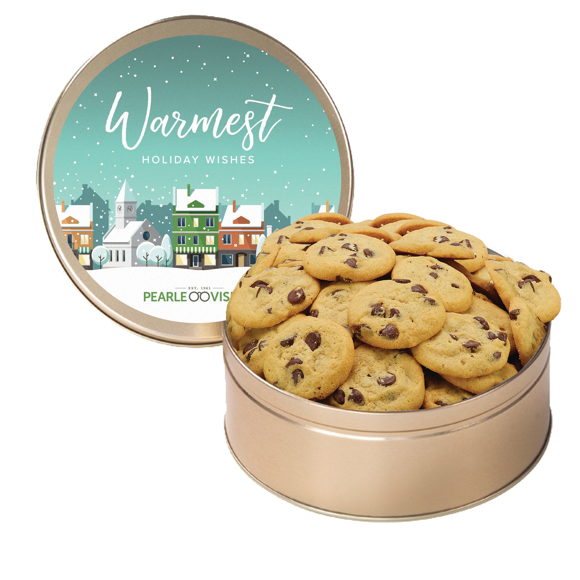 Gourmet Cookie Tin with 2 in. Cookies