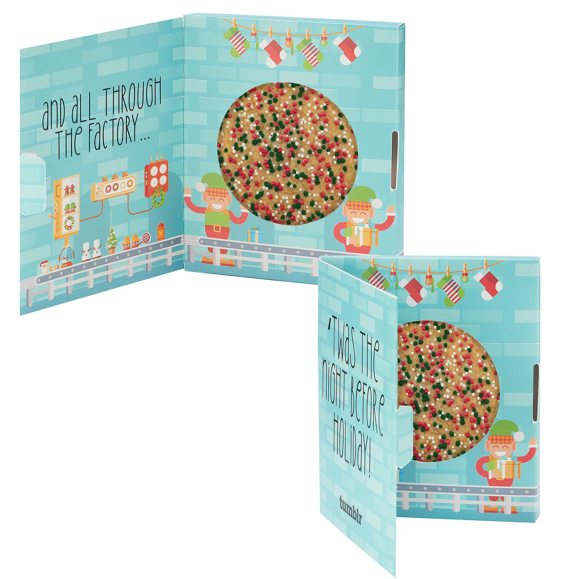Holiday Storybook Box with Gourmet Cookie
