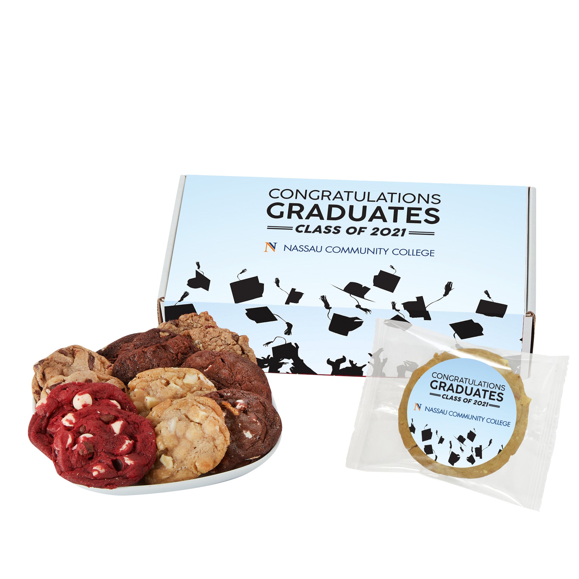 Fresh Baked Graduation Gift Set - Assorted Cookies in Mailer Box