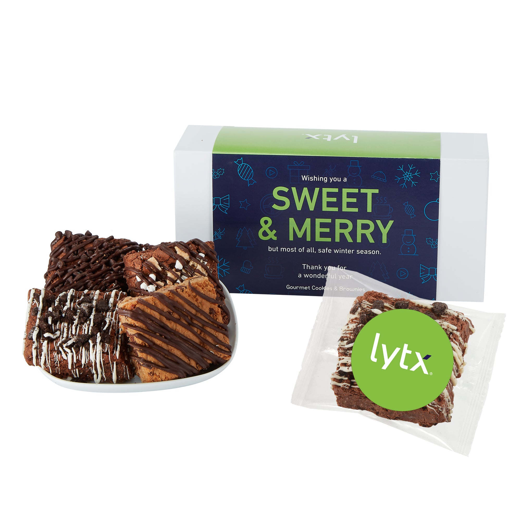 Fresh Baked Cookie & Brownie Gift Set - Gift Box - Small
