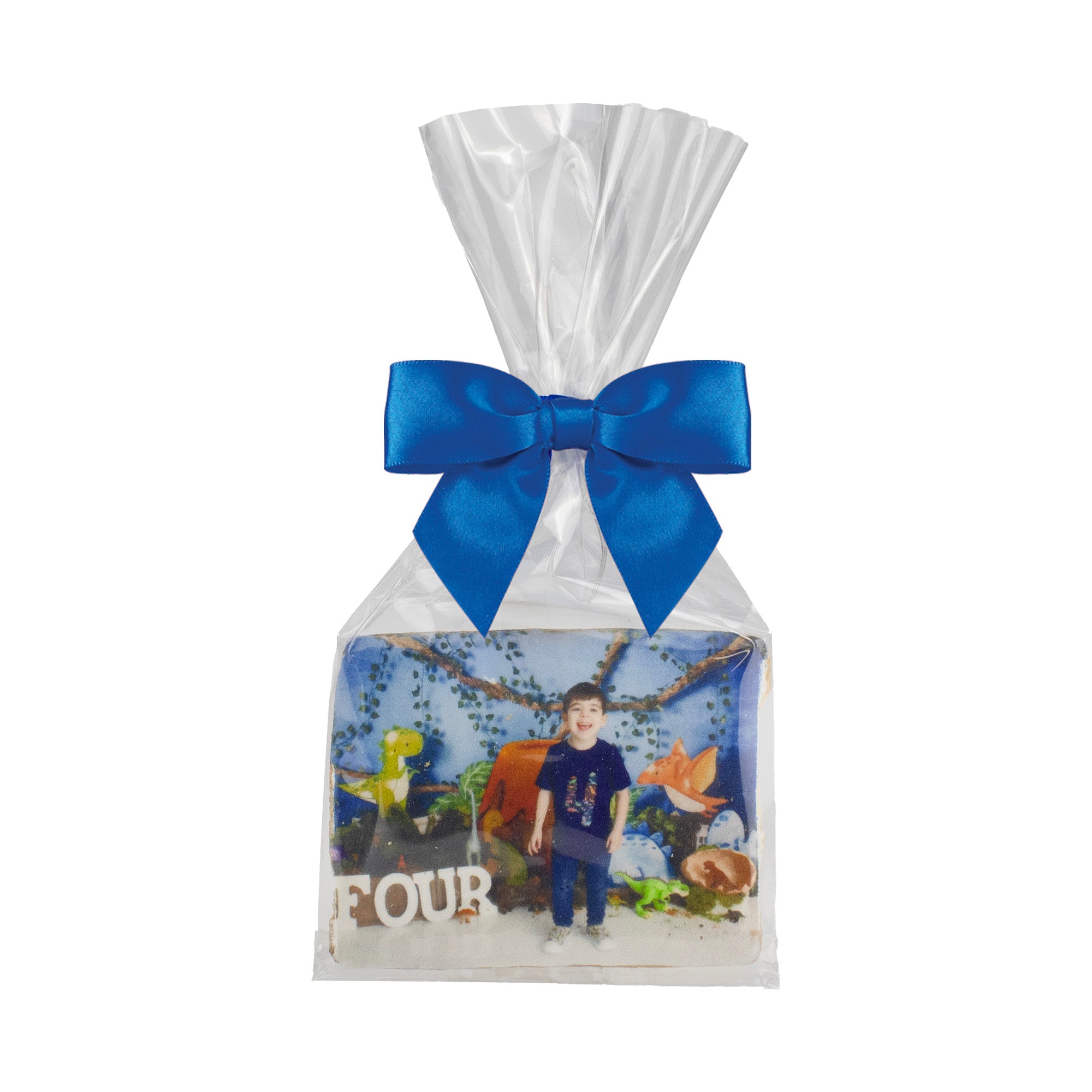 Iced Shortbread Cookie in Bow Bag