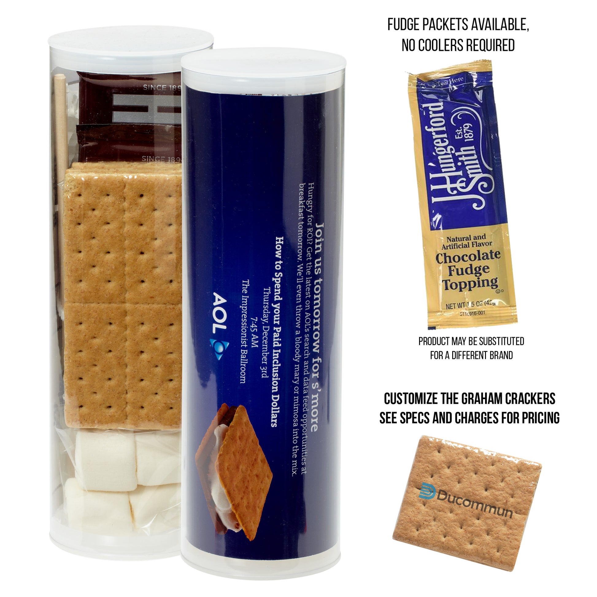 Campfire S'mores Kit Tubes