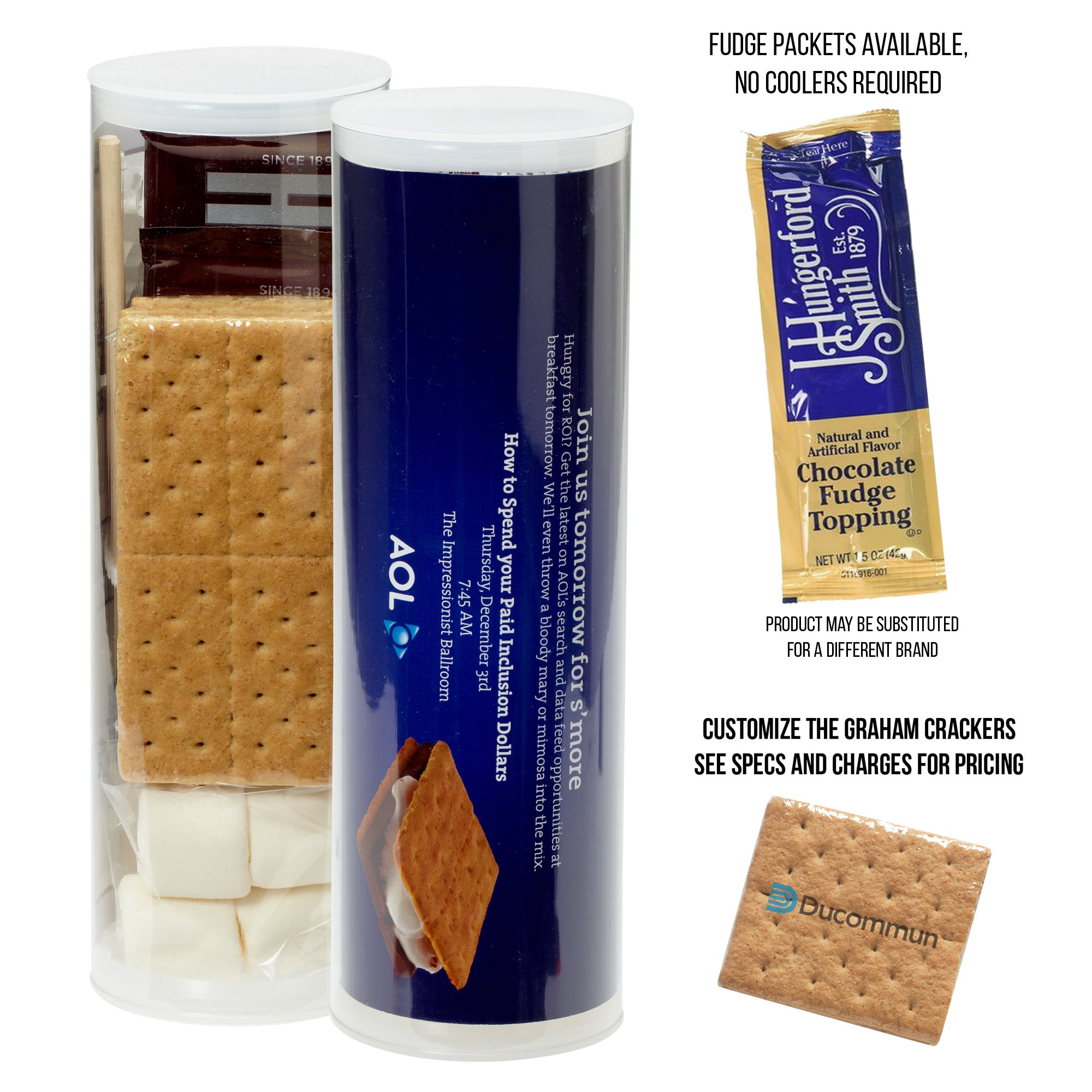 Campfire S'mores Kit Tubes