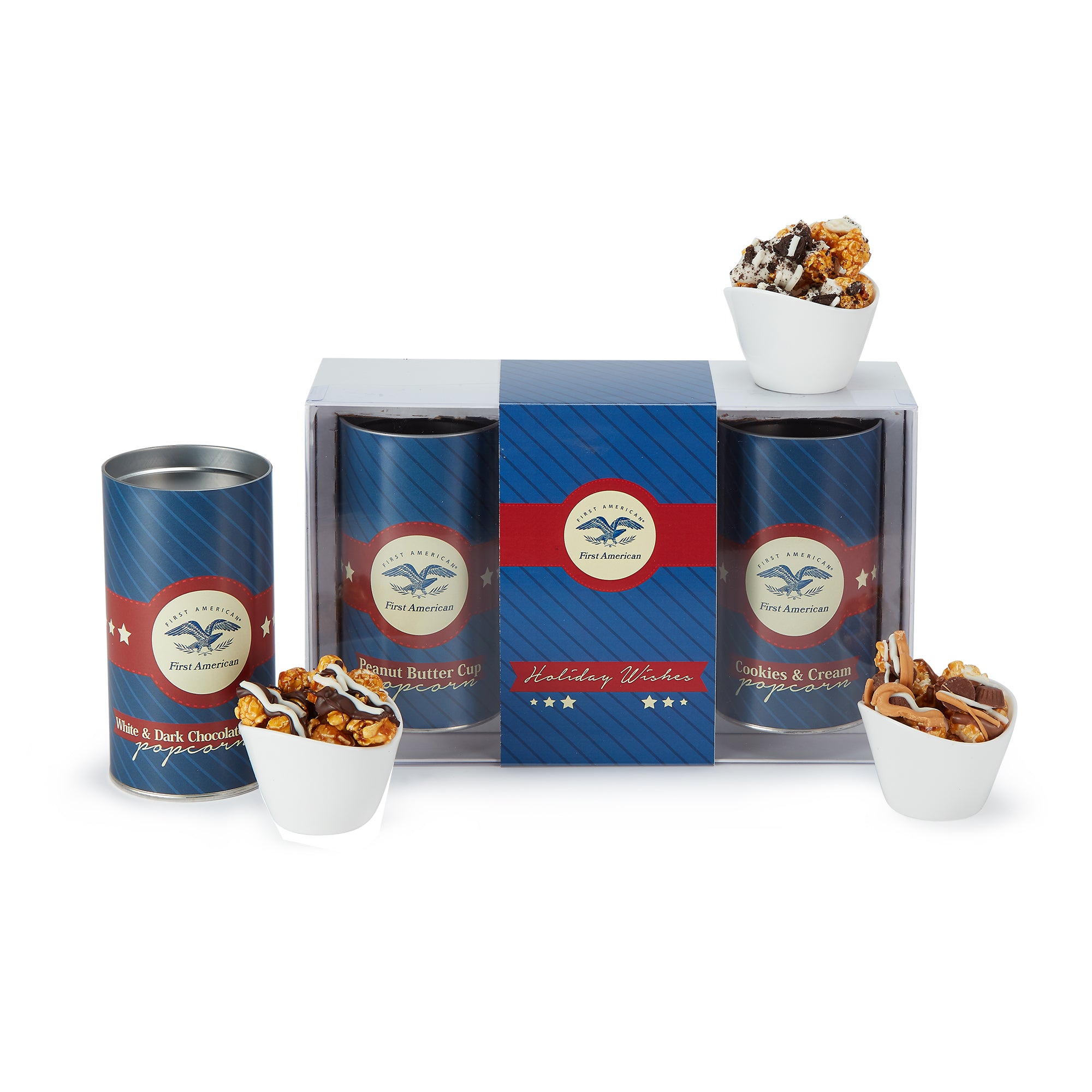 3 Way Gourmet Popcorn Tube Gift Box
