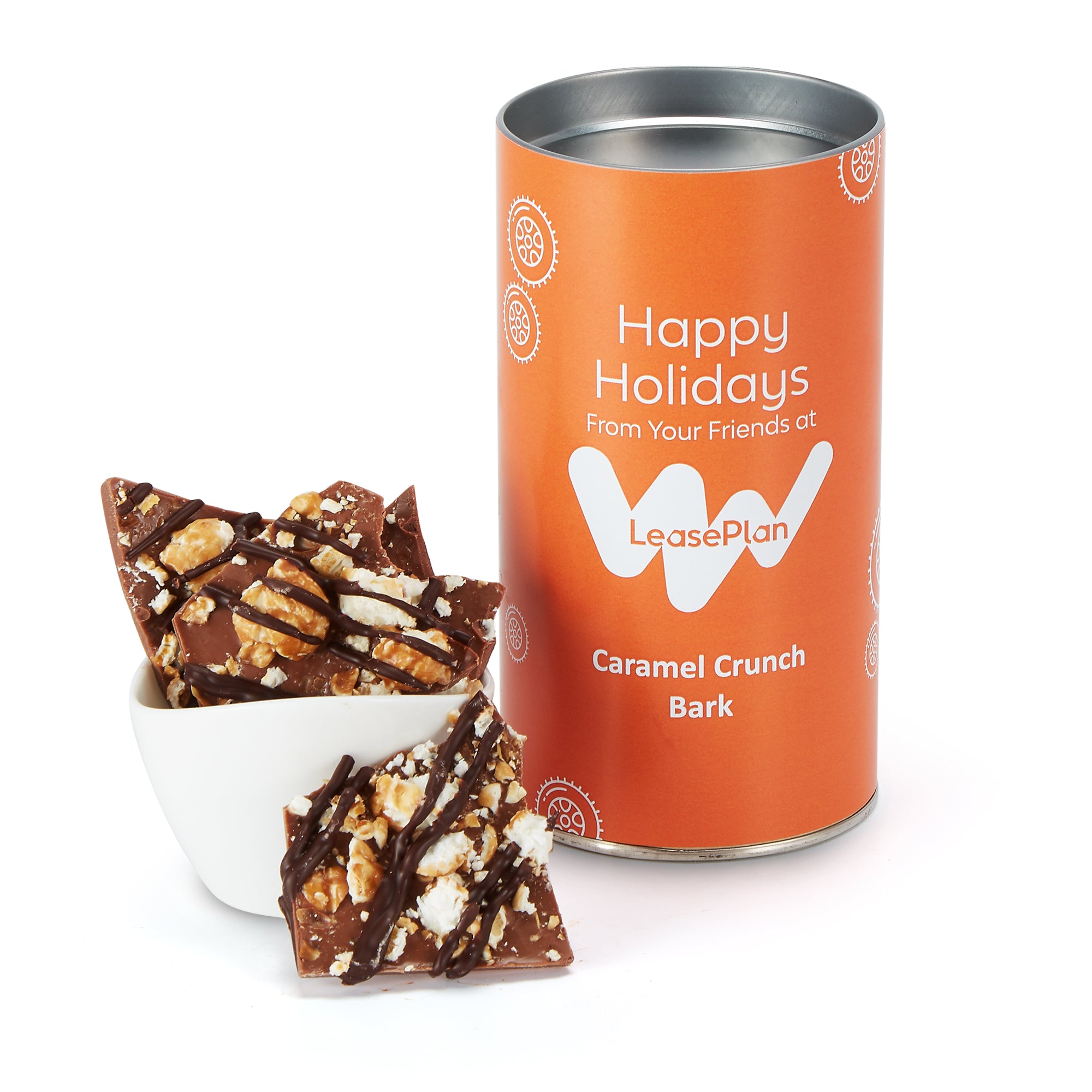 Belgian Chocolate Bark Gift Tubes