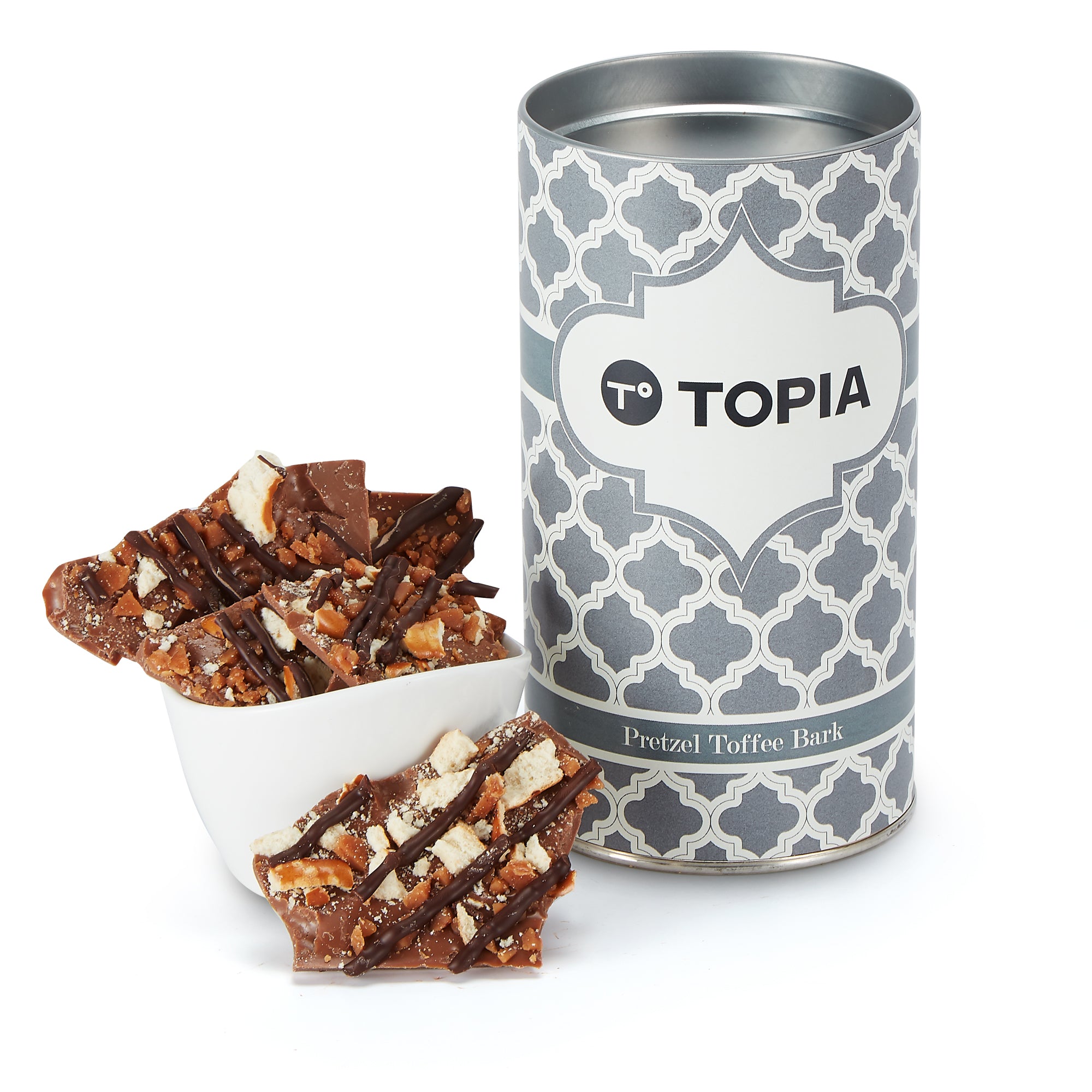 Belgian Chocolate Bark Gift Tubes