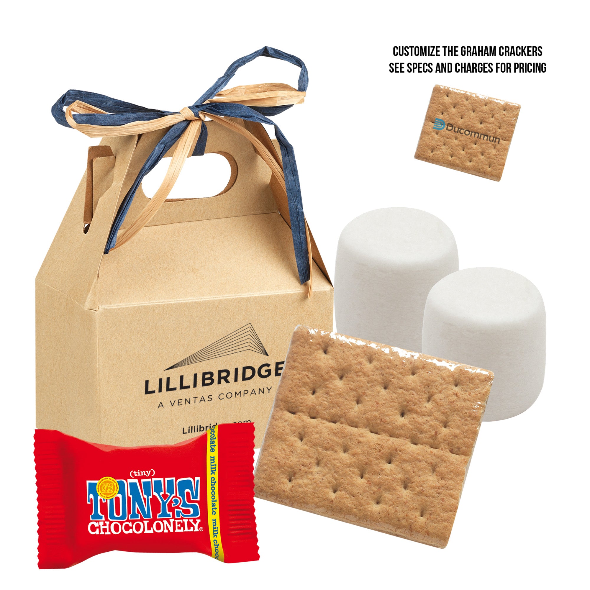S'mores Kit in Mini Gable Box featuring Tony's Chocolonely®
