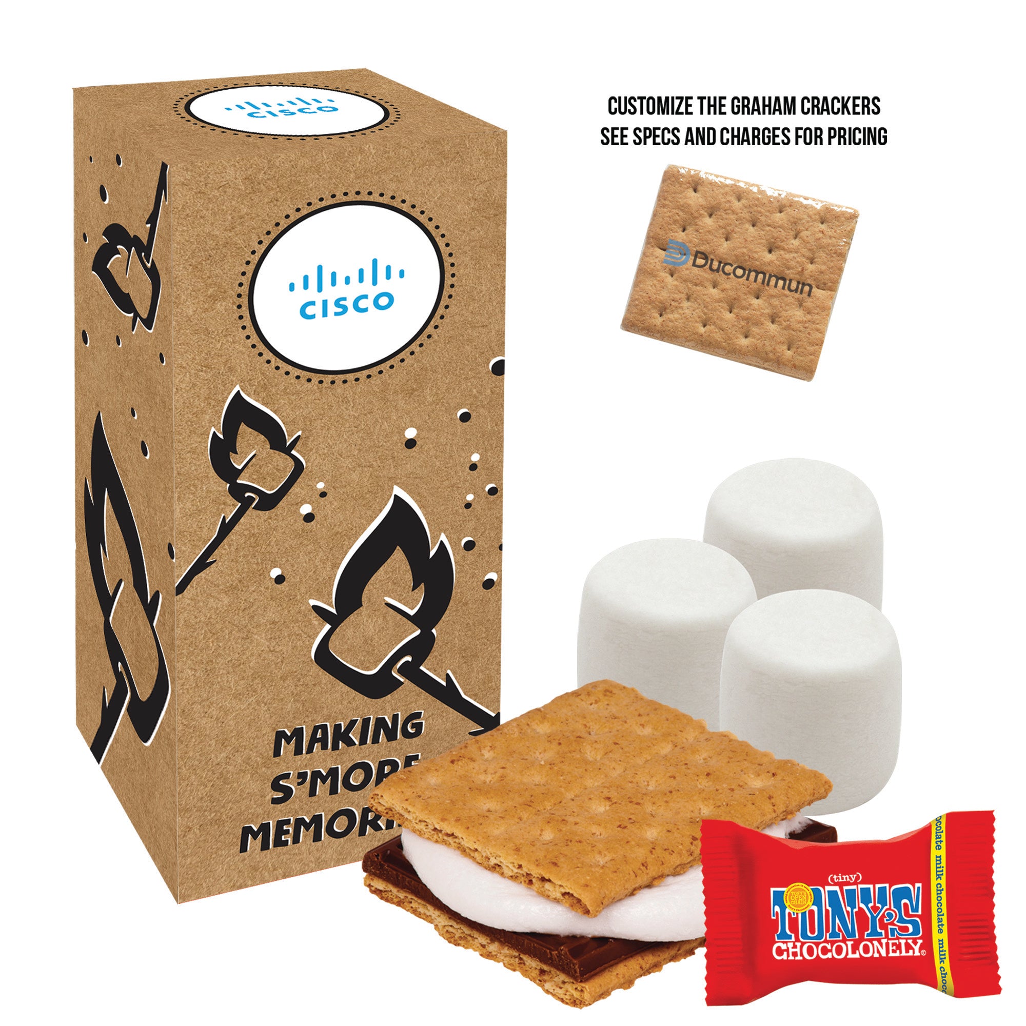 S'mores Kit in Box featuring Tony's Chocolonely®