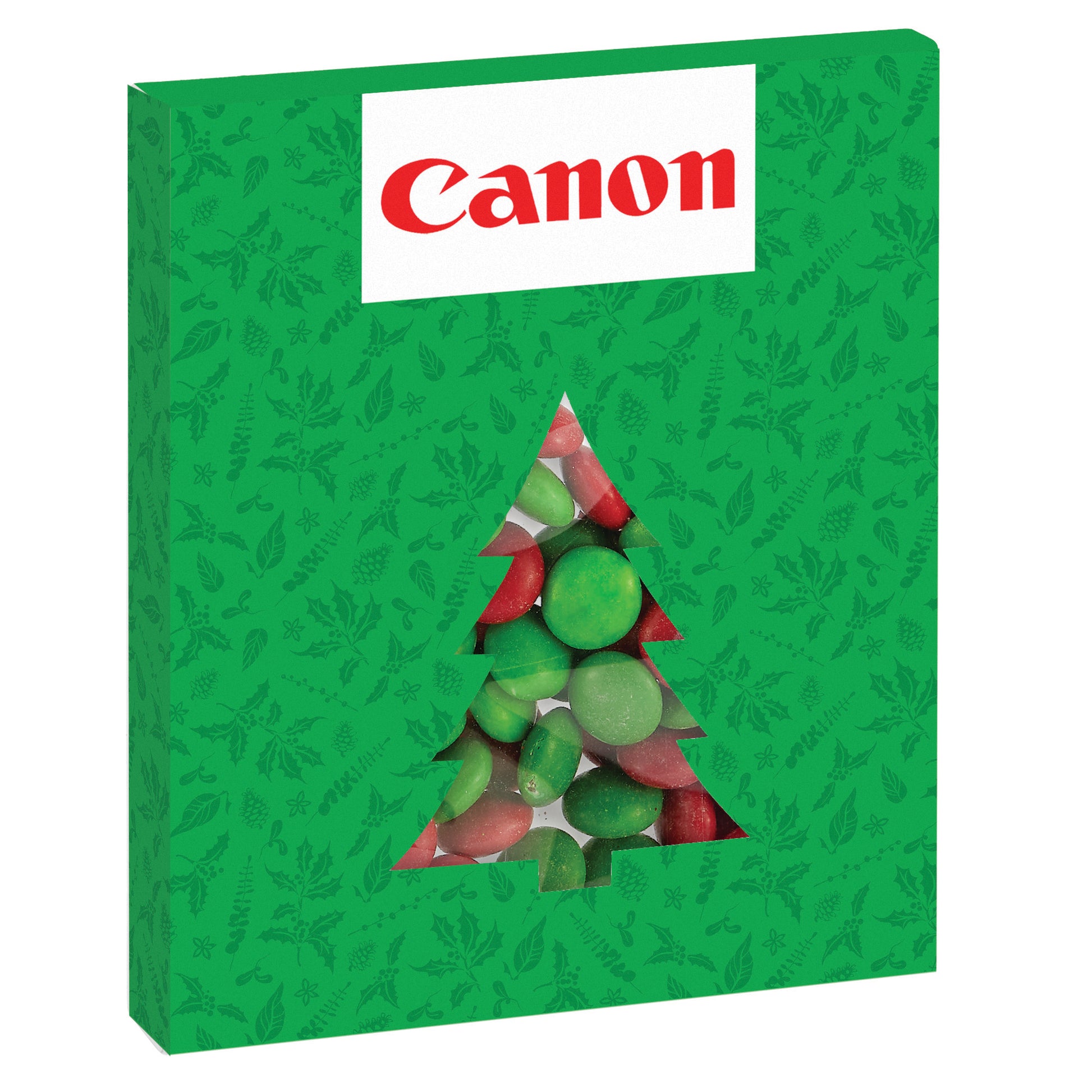 Window Box with Holiday Confections Tree / Holiday Chocolate Buttons