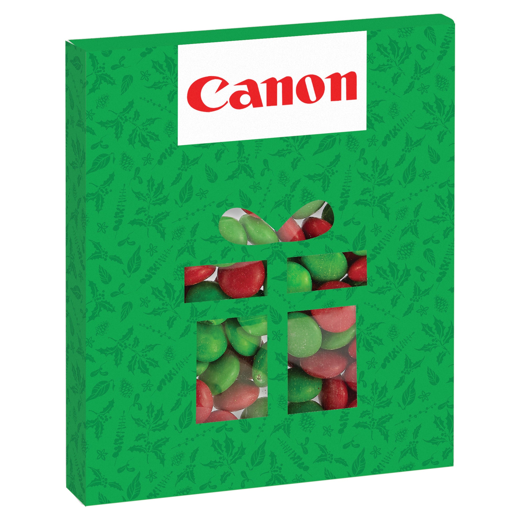 Window Box with Holiday Confections Gift / Holiday Chocolate Buttons