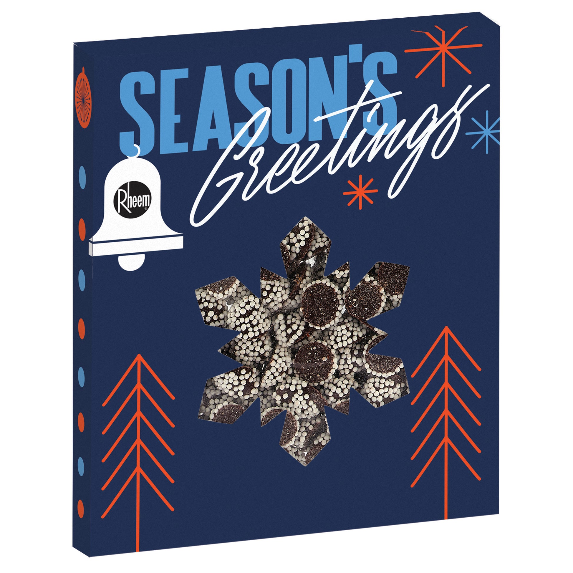 Window Box with Holiday Confections Snowflake / Sno-Caps®