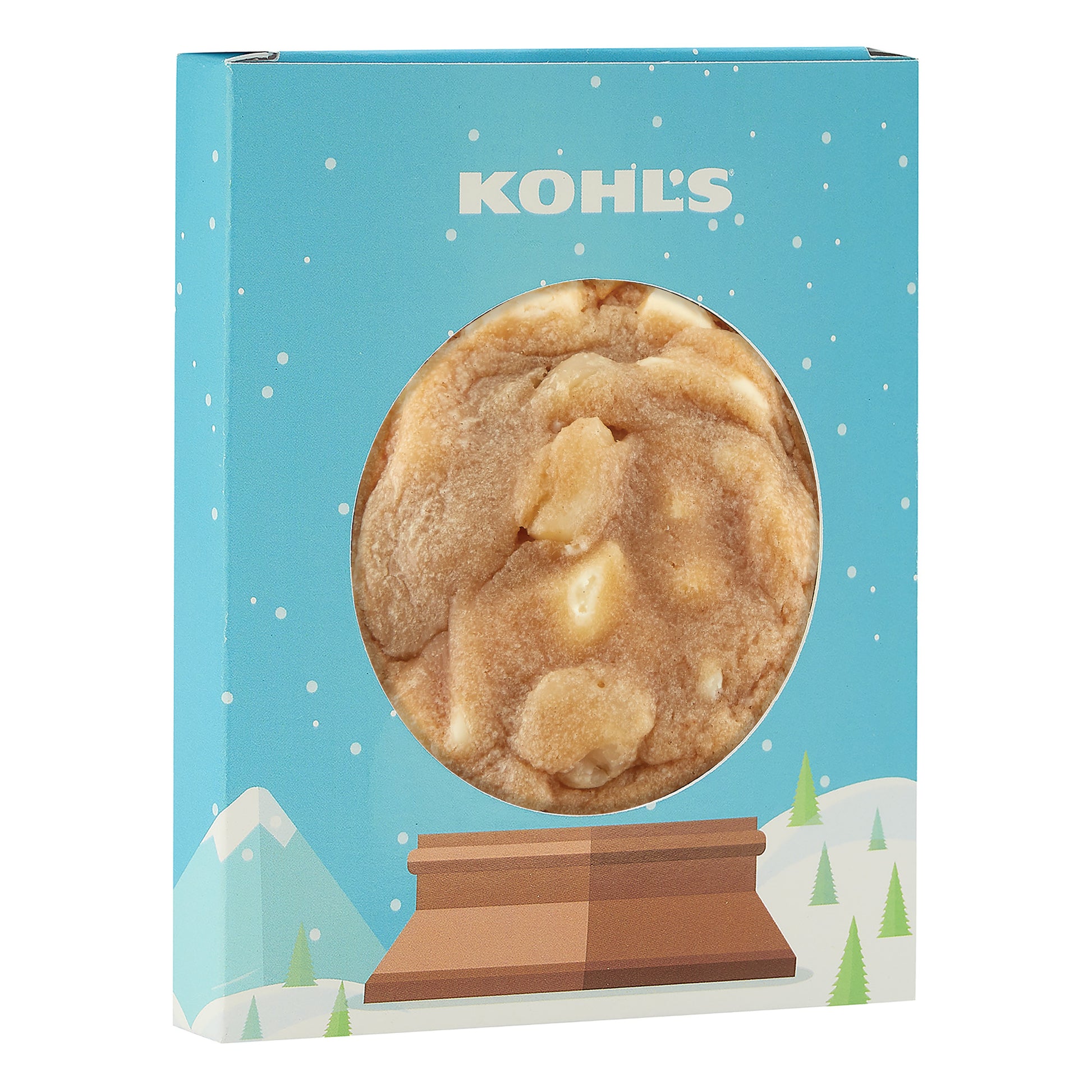 Holiday Window Box with Gourmet Cookie Round / White Chocolate Macadamia