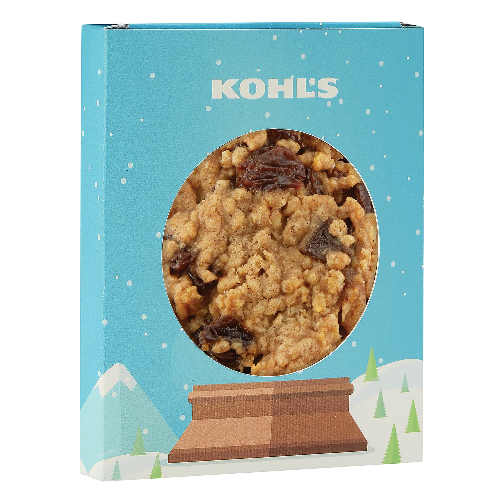 Holiday Window Box with Gourmet Cookie Round / Oatmeal Raisin