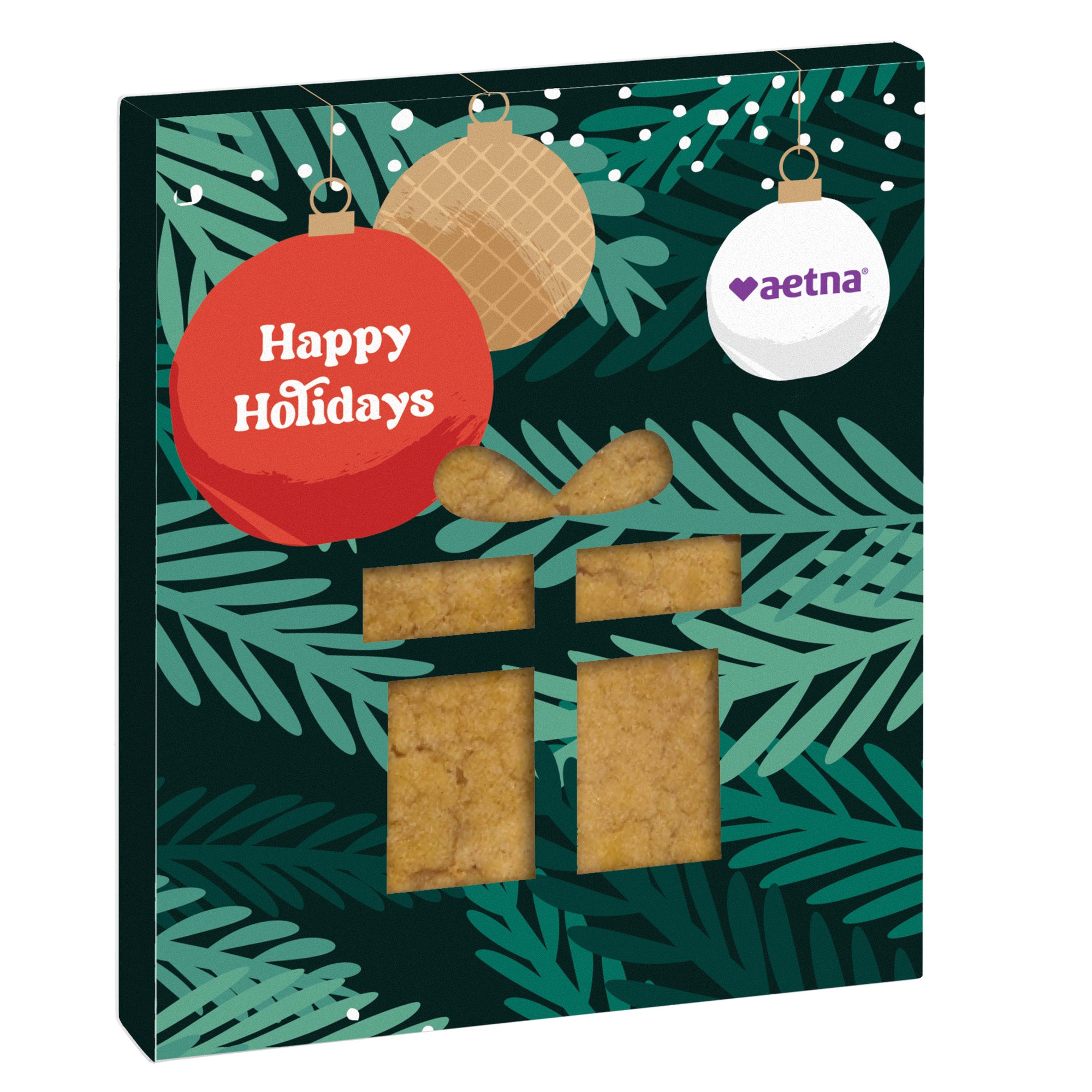 Holiday Window Box with Gourmet Cookie Gift / Sugar Cookie