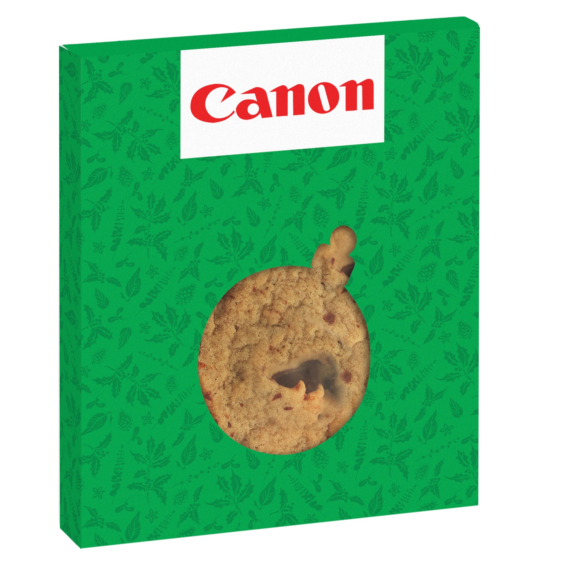 Holiday Window Box with Gourmet Cookie Ornament / Chocolate Chip