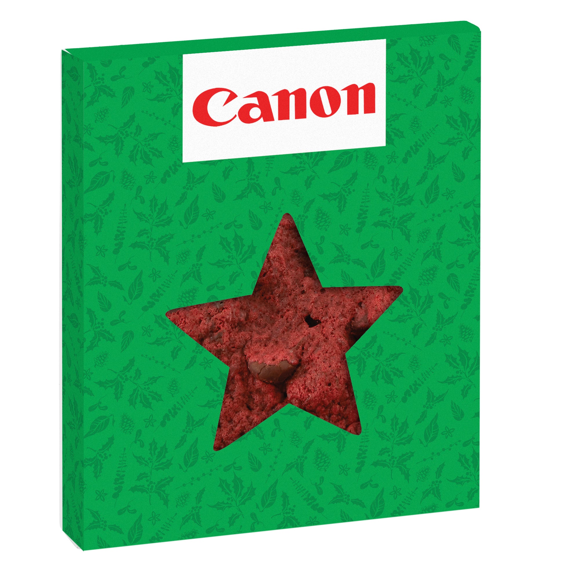 Holiday Window Box with Gourmet Cookie Star / Red Velvet