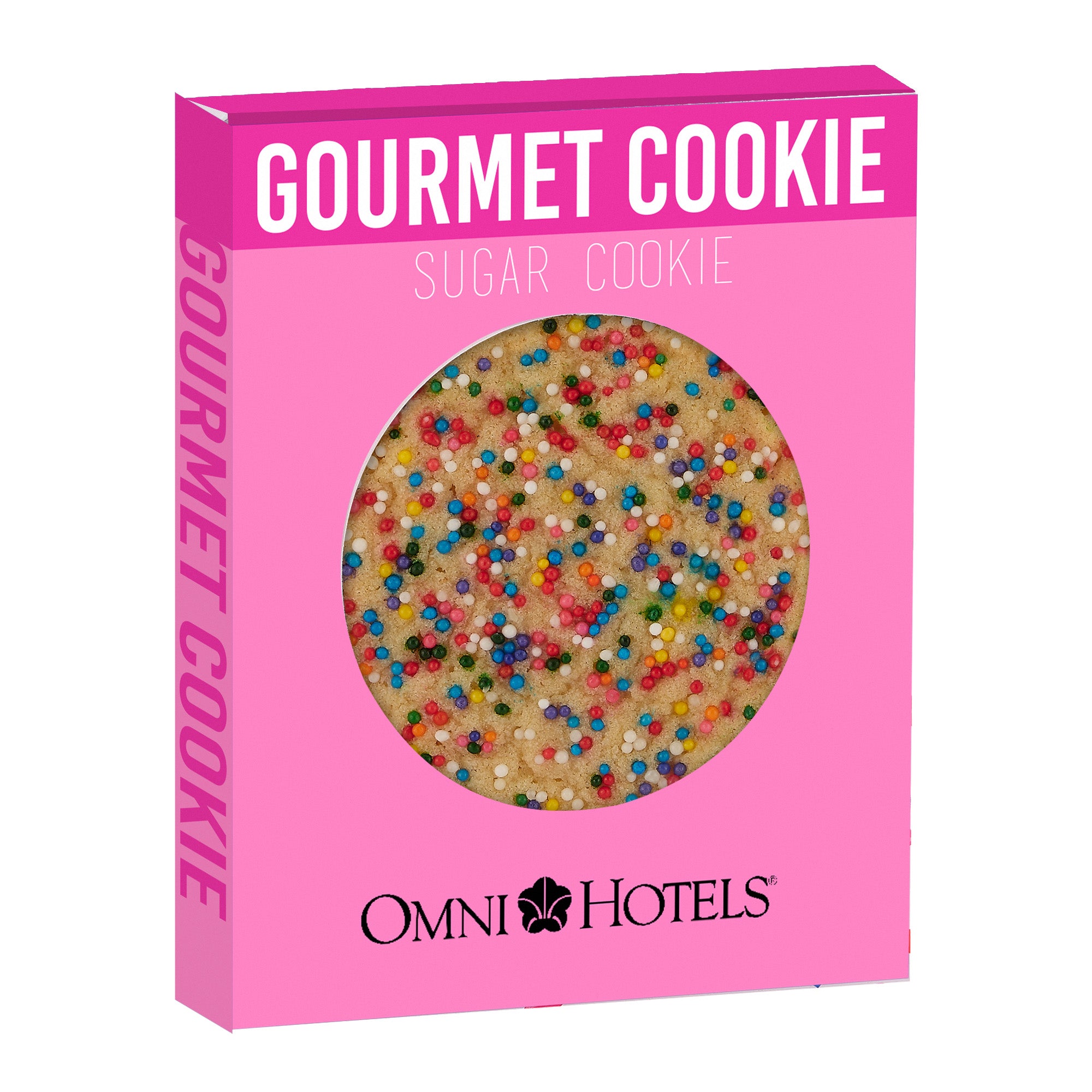 Window Box with Gourmet Cookie Sugar Cookie with Corporate Color™ Nonpareils